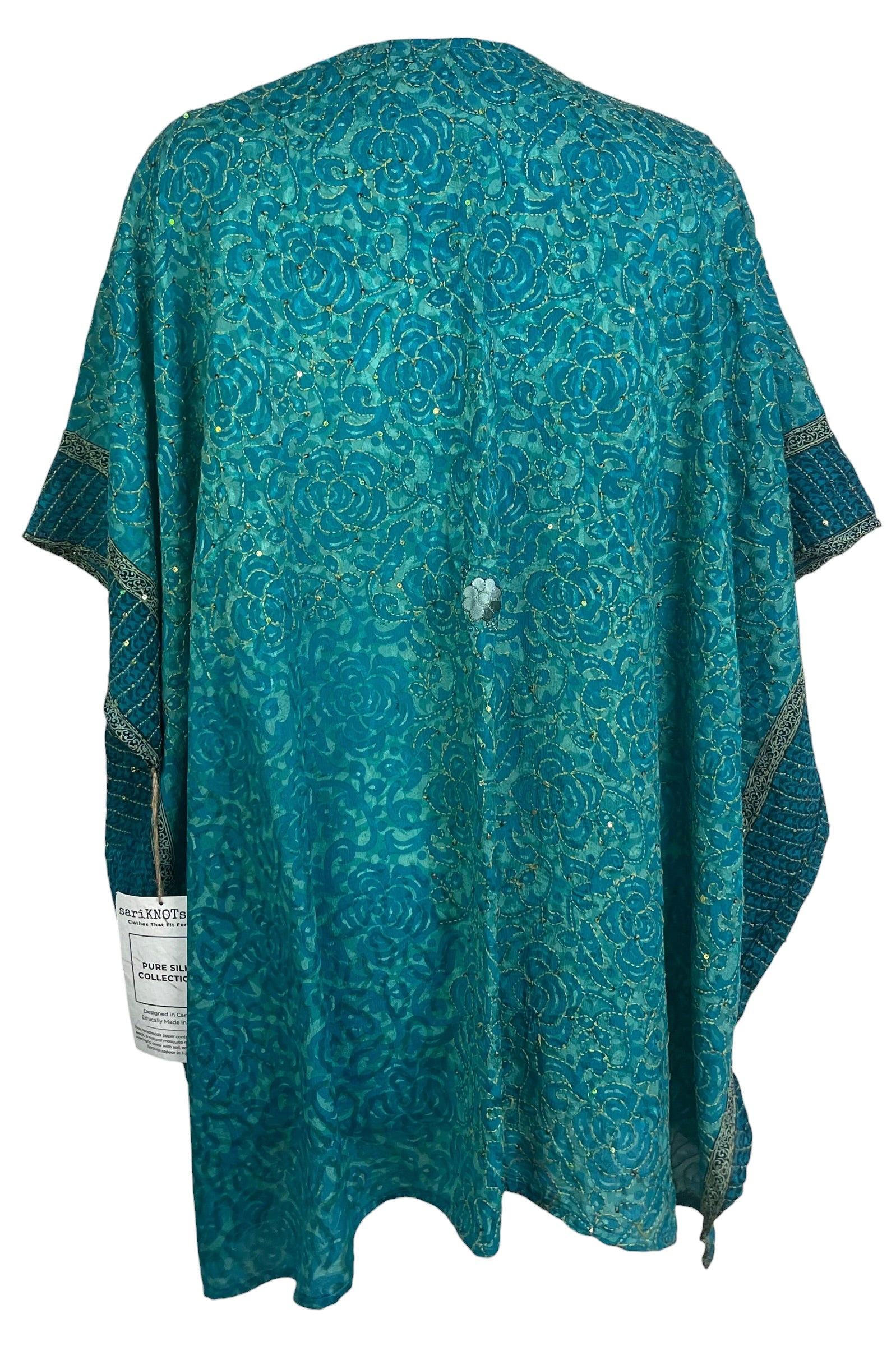 Releases Sunday at 8pm EST PRC8886 Avatar Pure Silk Short Kaftan Tunic with Slits