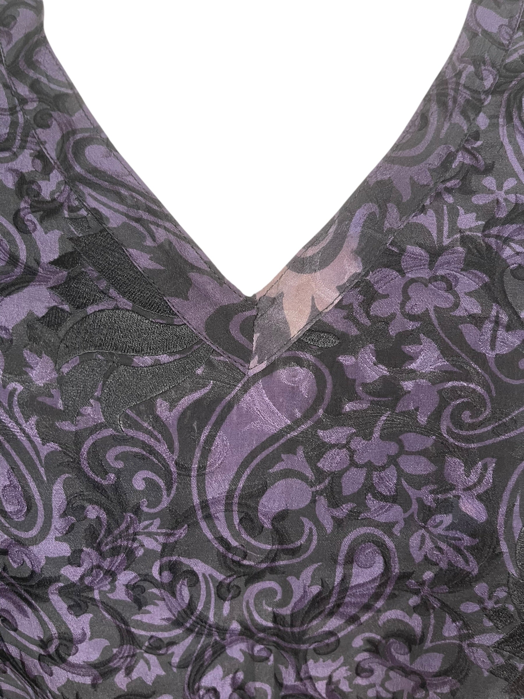PRC8903 Avatar Pure Silk Short Kaftan Tunic with Slits