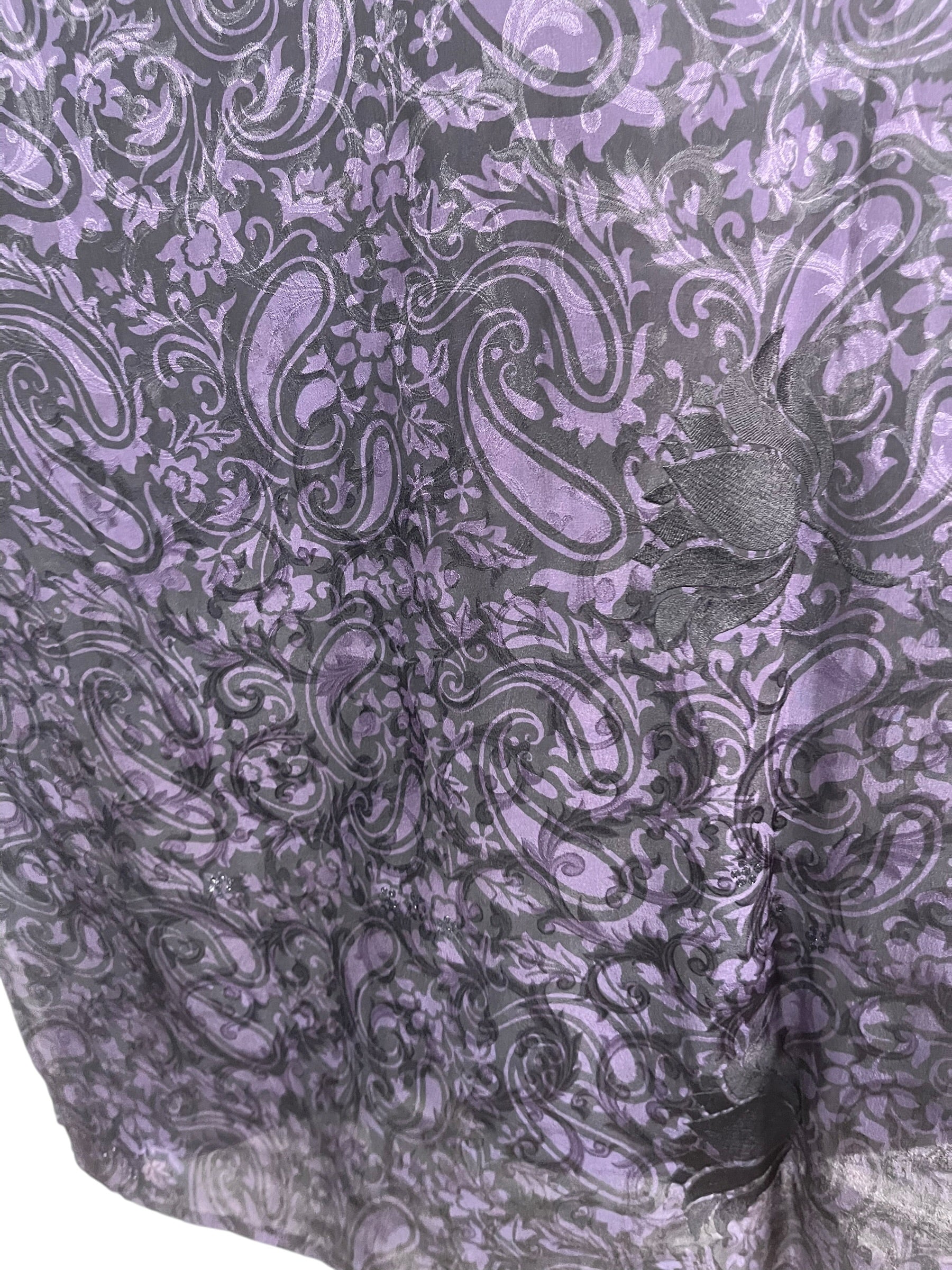 PRC8903 Avatar Pure Silk Short Kaftan Tunic with Slits