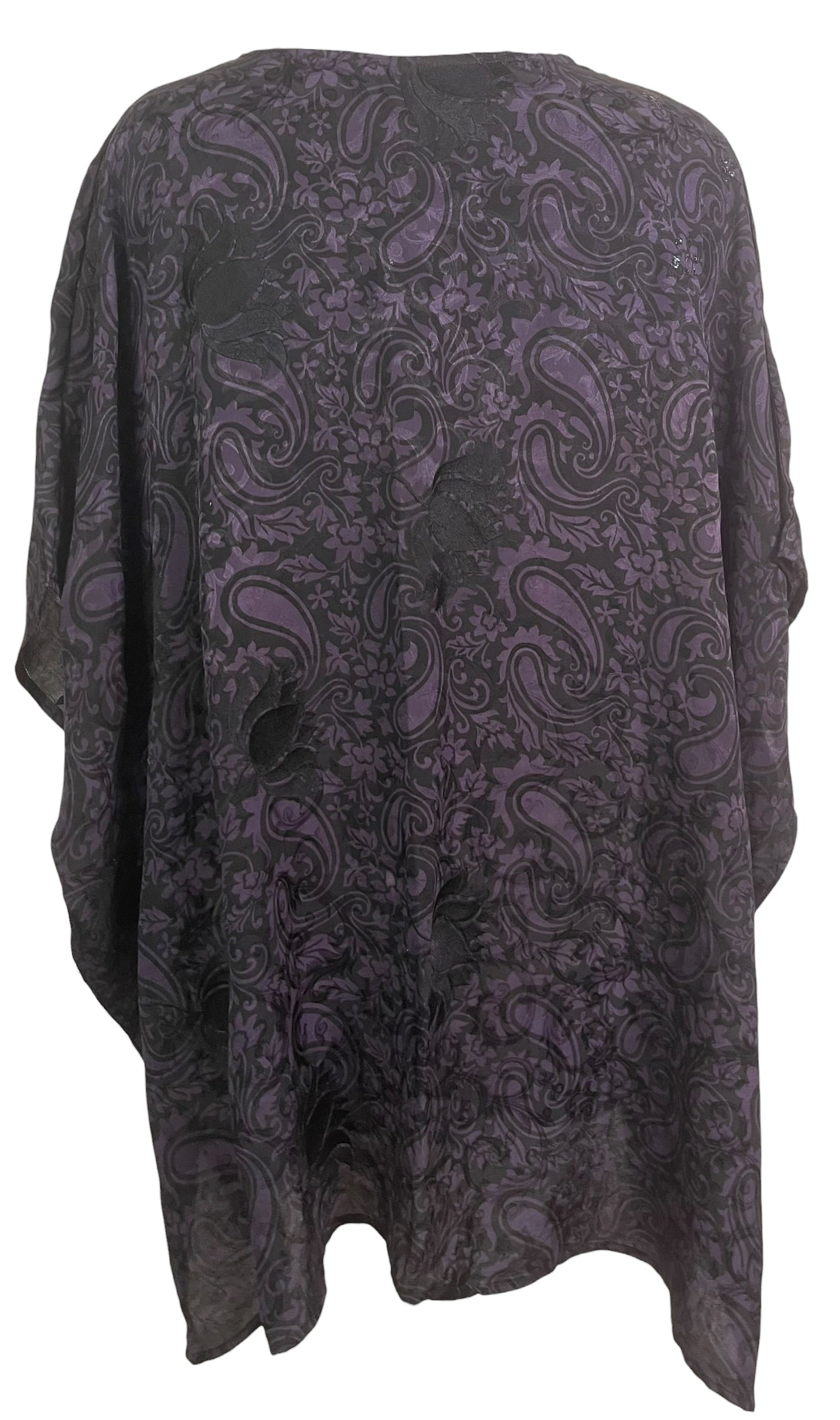 PRC8903 Avatar Pure Silk Short Kaftan Tunic with Slits