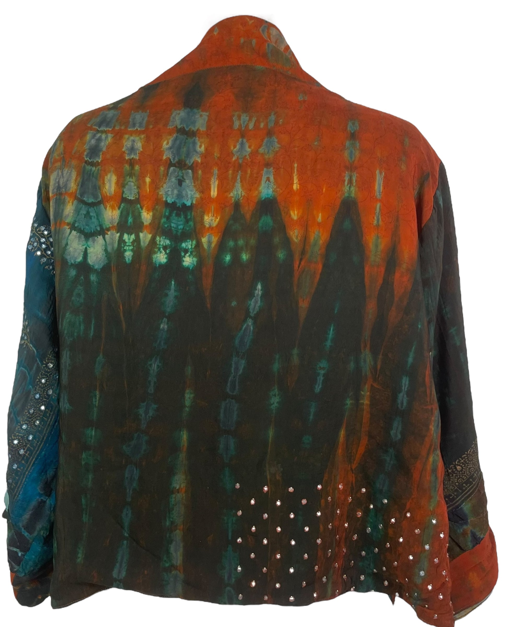 PRC8371 Avatar Reversible Pure Silk Jiva Jacket with Slits