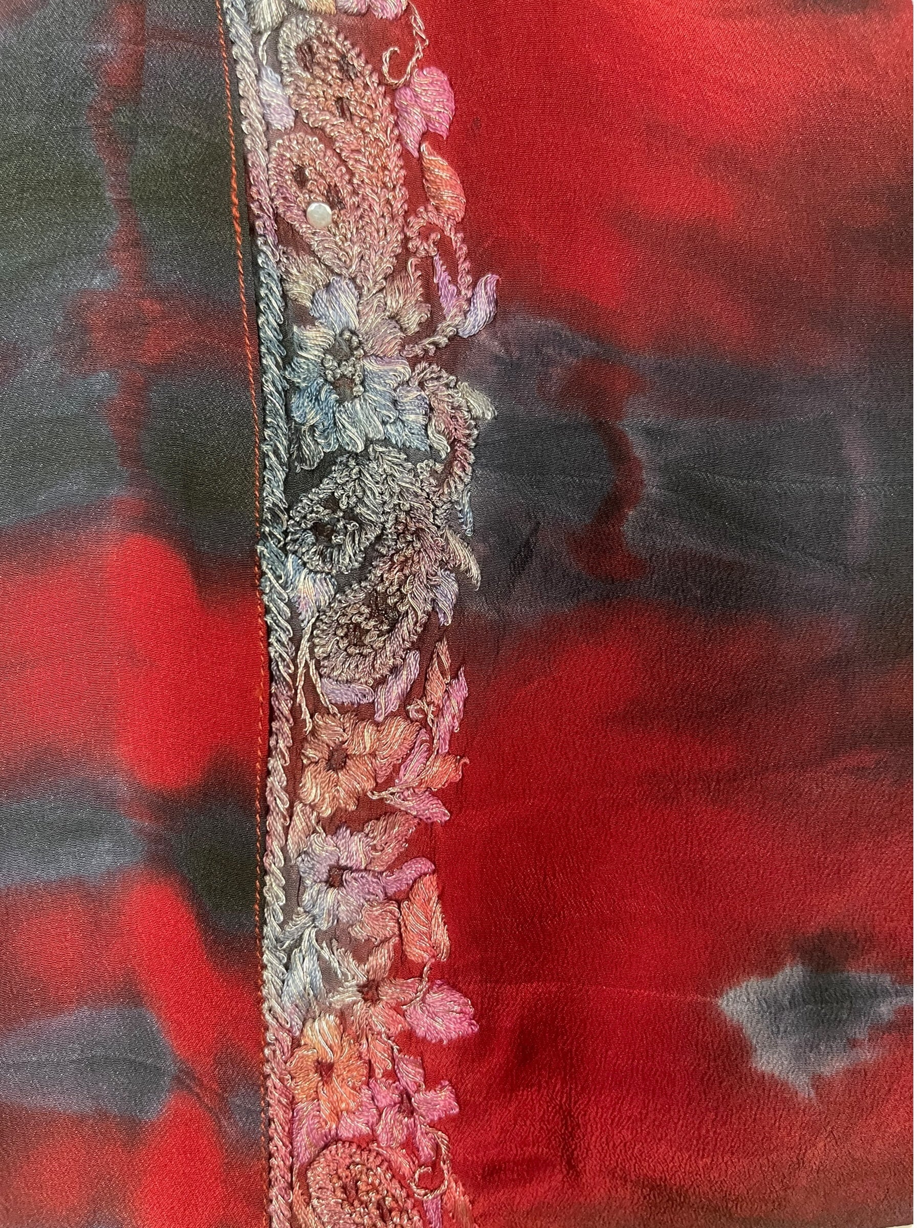 PREVIEW PRC8356 Avatar Reversible Pure Silk Jiva Jacket with Slits by DECEMBER2025 – Handmade ethical Jiva Jacket from sariKNOTsari using upcycled silk. Designed in Canada for travel and slow fashion, loved from Toronto to LA to Sydney.