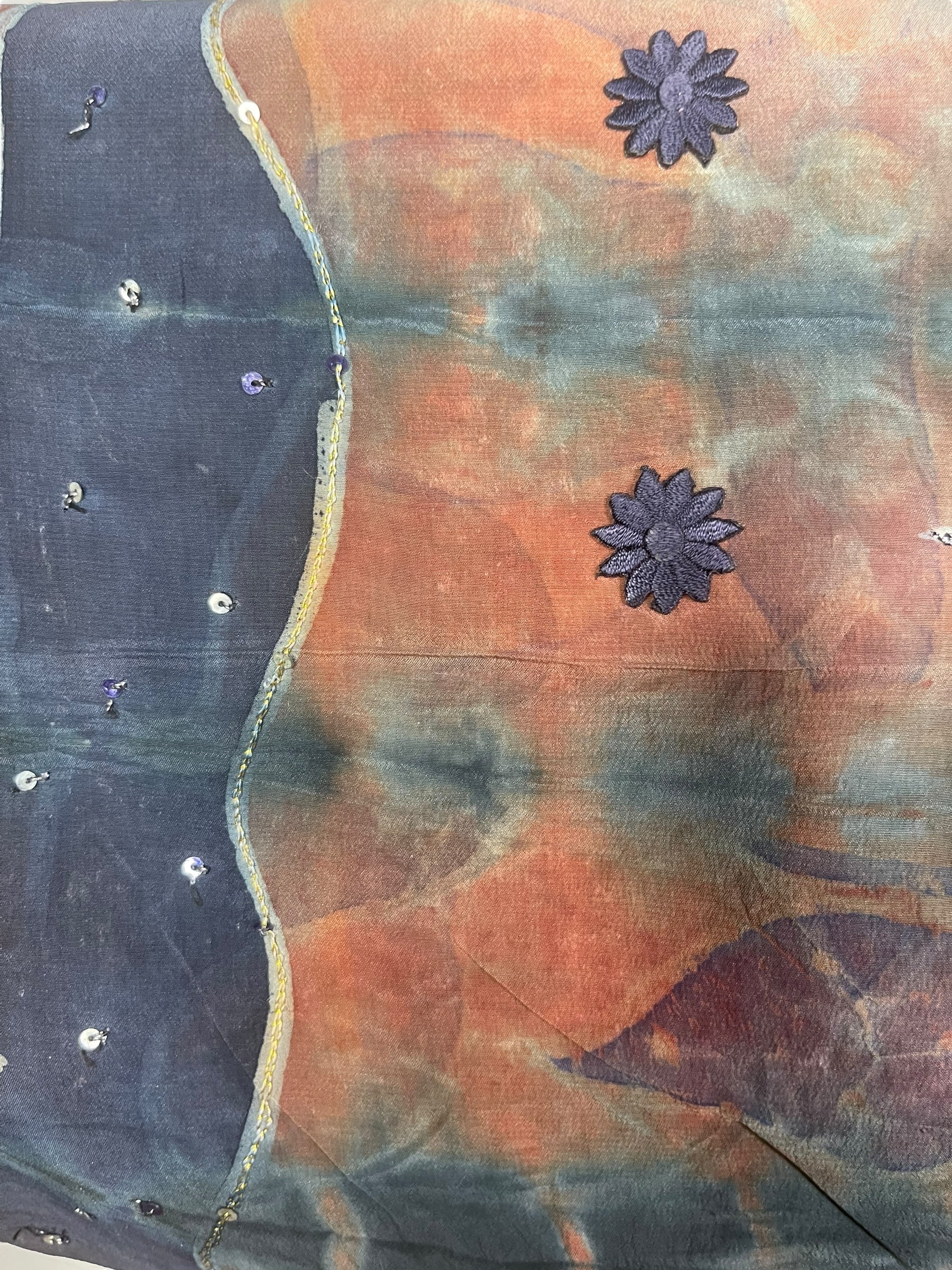 PREVIEW PRC8357 Avatar Reversible Pure Silk Jiva Jacket with Slits by DECEMBER2025 – Handmade ethical Jiva Jacket from sariKNOTsari using upcycled silk. Designed in Canada for travel and slow fashion, loved from Toronto to LA to Sydney.