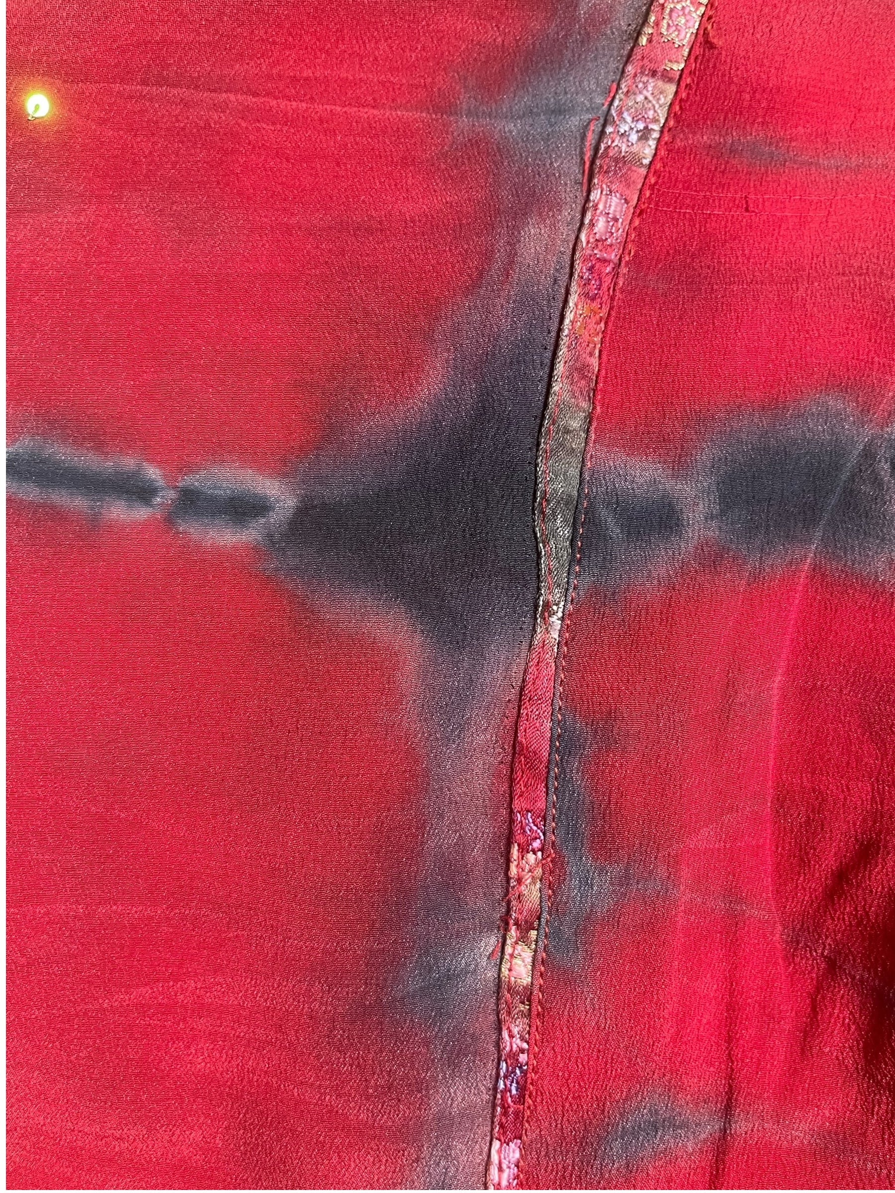 PREVIEW PRC8372 Avatar Reversible Pure Silk Jiva Jacket with Slits by DECEMBER2025 – Handmade ethical Jiva Jacket from sariKNOTsari using upcycled silk. Designed in Canada for travel and slow fashion, loved from Toronto to LA to Sydney.