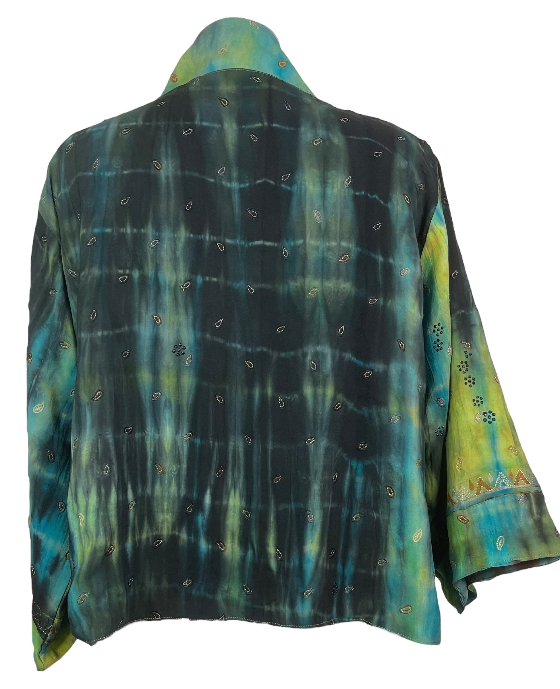 PRC8375 Avatar Reversible Pure Silk Jiva Jacket with Slits