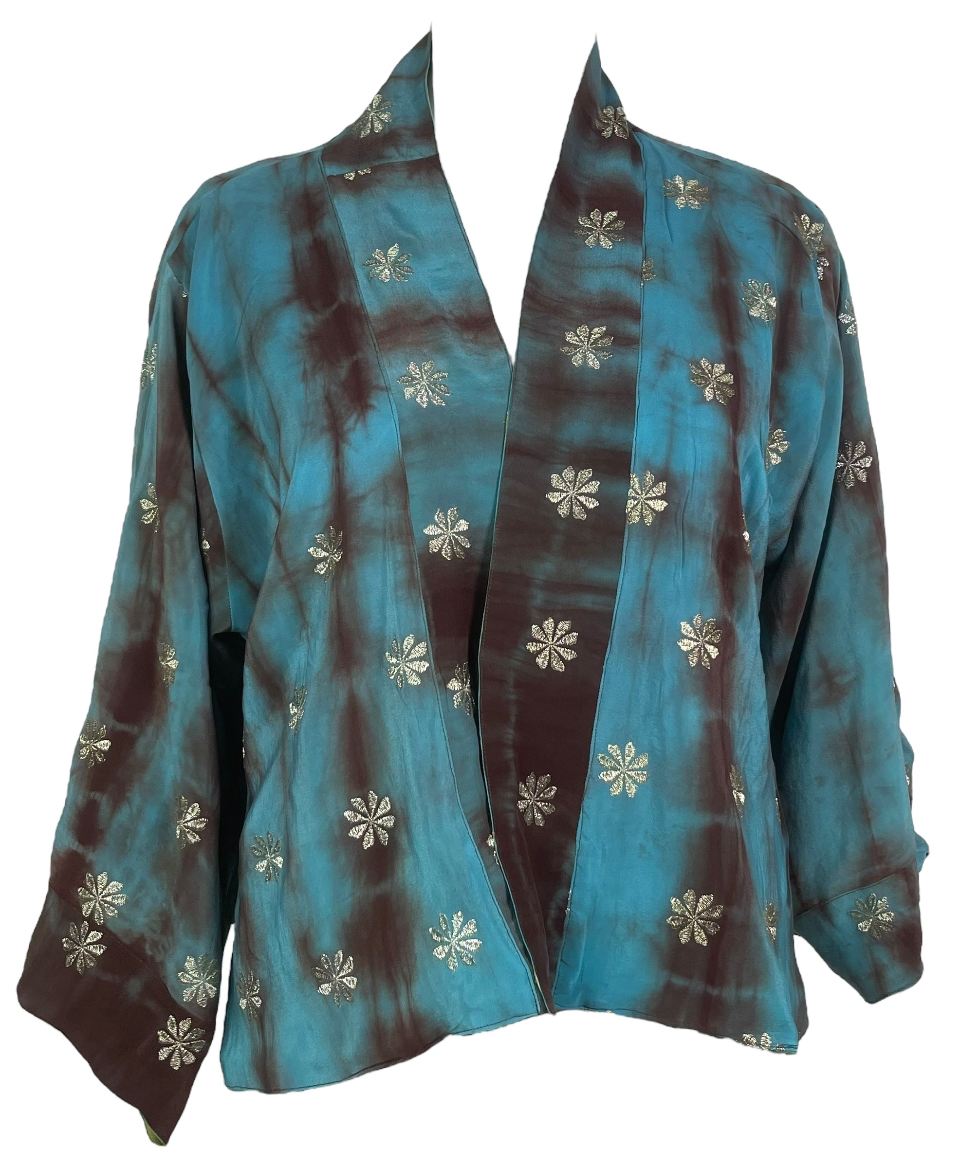 PRC8375 Avatar Reversible Pure Silk Jiva Jacket with Slits