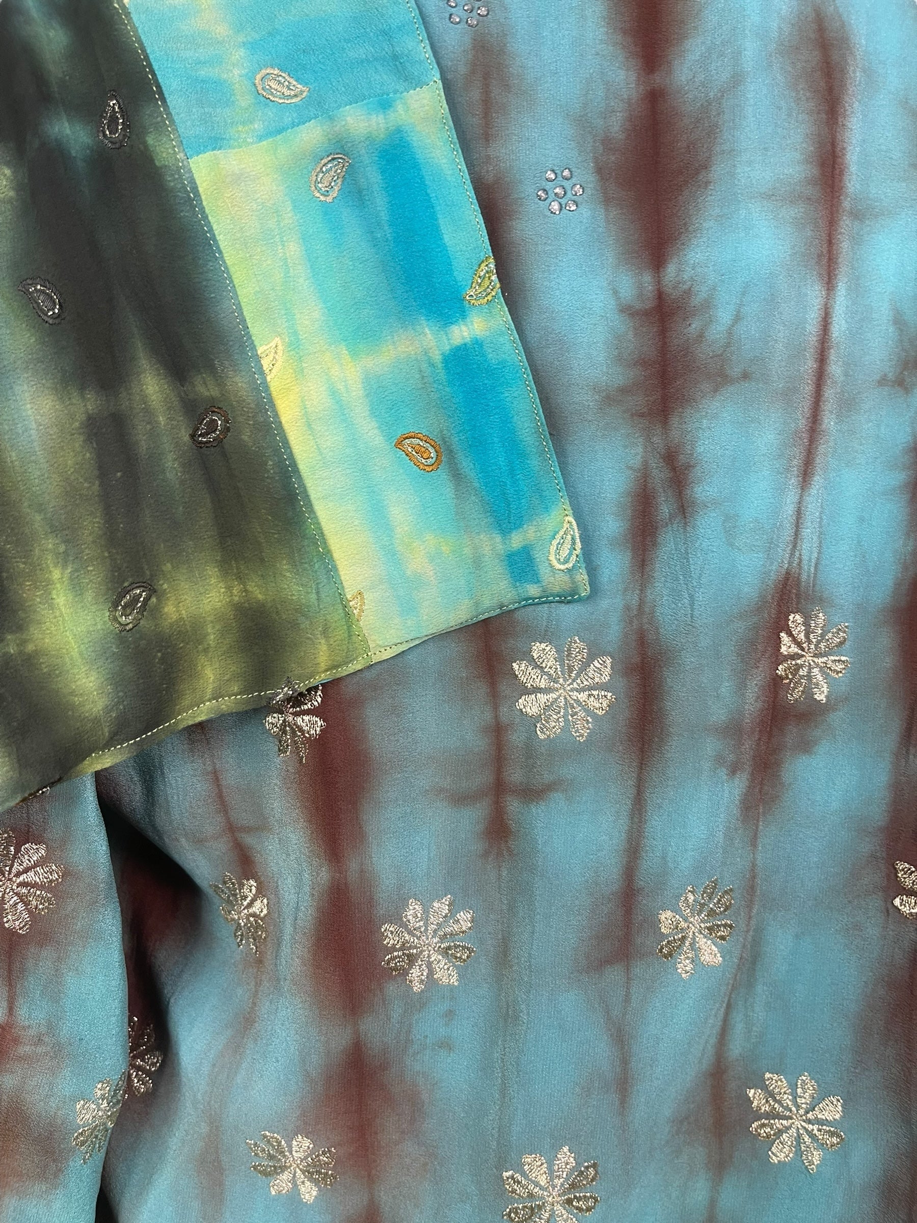 PRC8375 Avatar Reversible Pure Silk Jiva Jacket with Slits