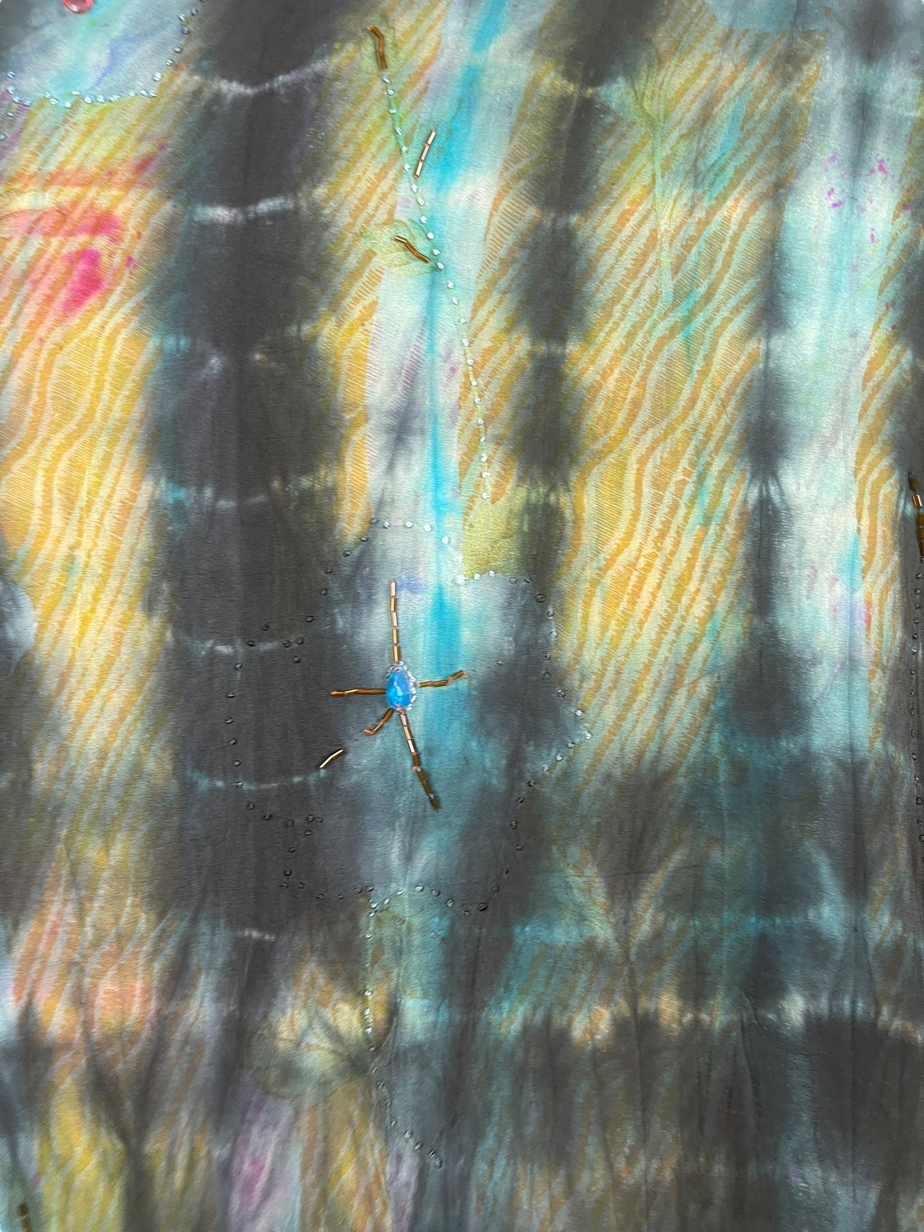 PREVIEW PRC8390 Avatar Reversible Pure Silk Jiva Jacket with Slits by DECEMBER2025 – Handmade ethical Jiva Jacket from sariKNOTsari using upcycled silk. Designed in Canada for travel and slow fashion, loved from Toronto to LA to Sydney.