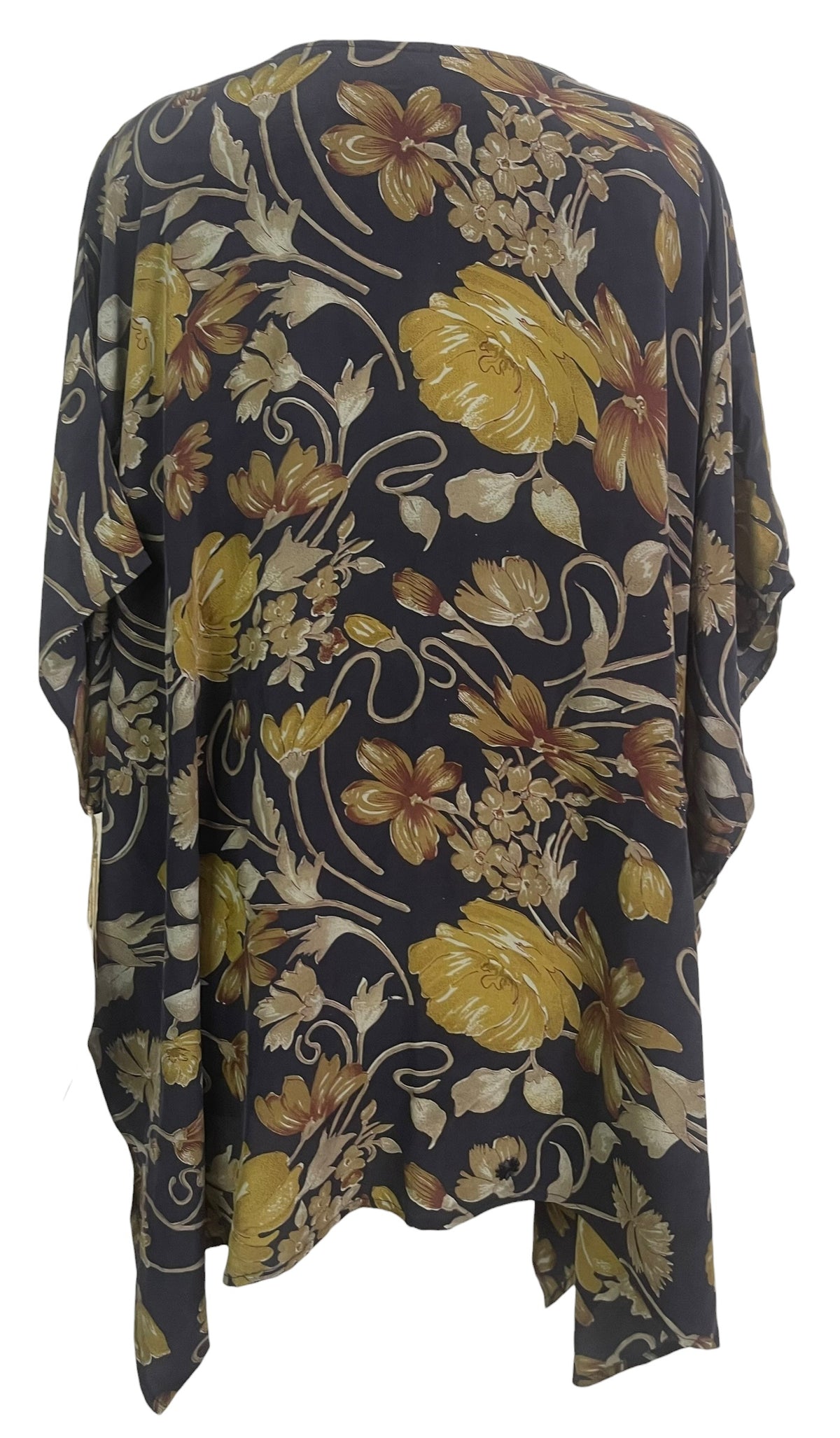Releases Sunday at 8pm EST  PRC8906 Wabi Sabi Pure Silk Short Kaftan Tunic With Slits