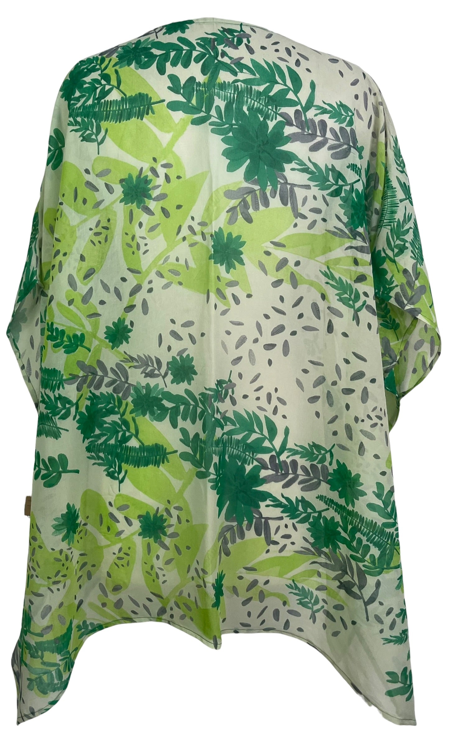 Releases Sunday at 8pm EST PRG8759 Sheer Wabi Sabi Pure Silk Short Kaftan Tunic With Slits