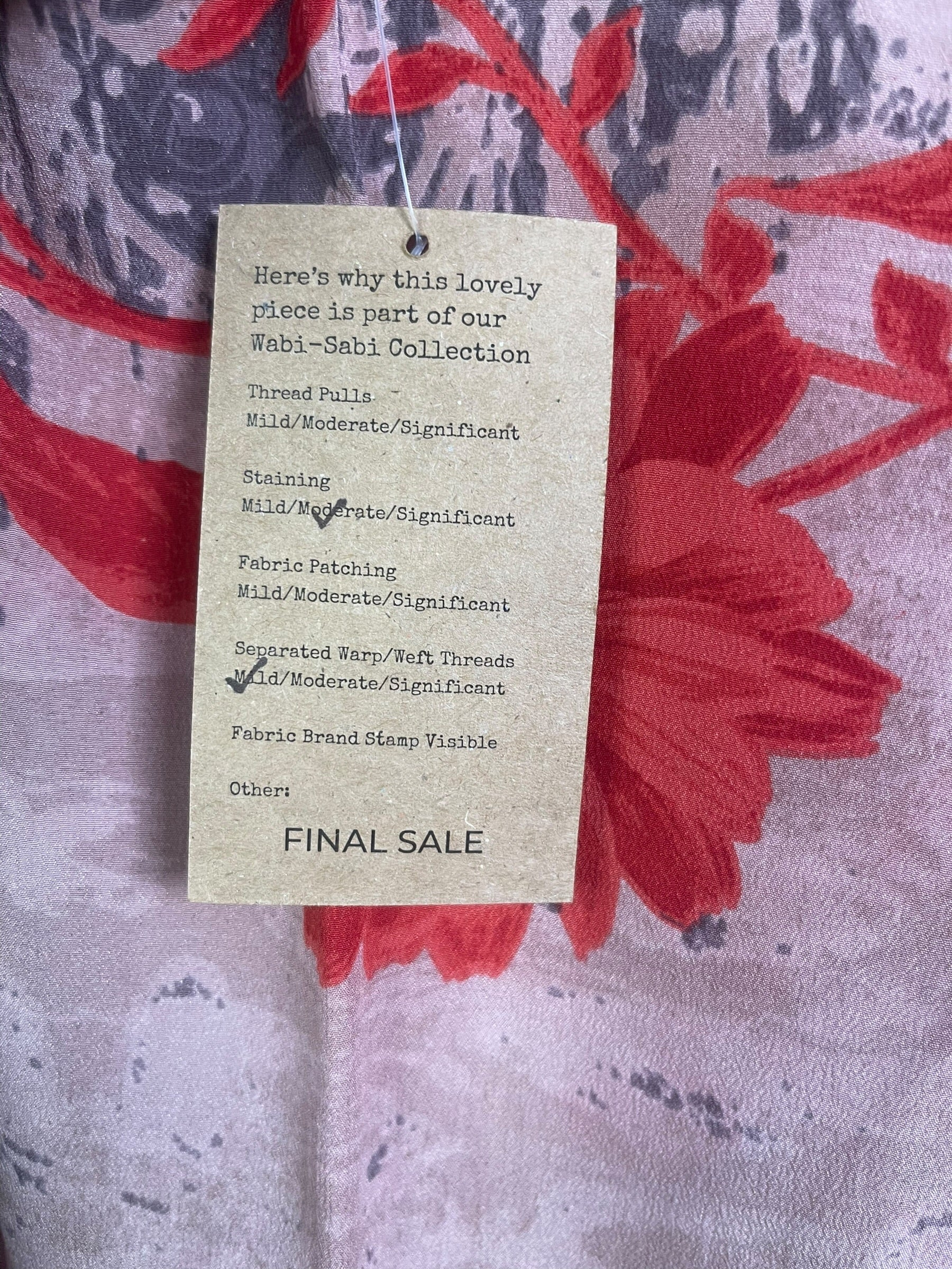 PRC8743 Wabi Sabi Pure Silk Short Kaftan Tunic With Slits