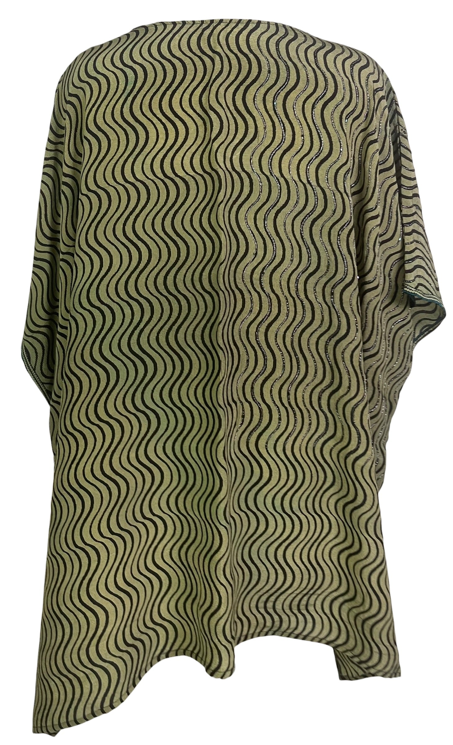 PRC8752 Wabi Sabi Pure Silk Short Kaftan Tunic With Slits