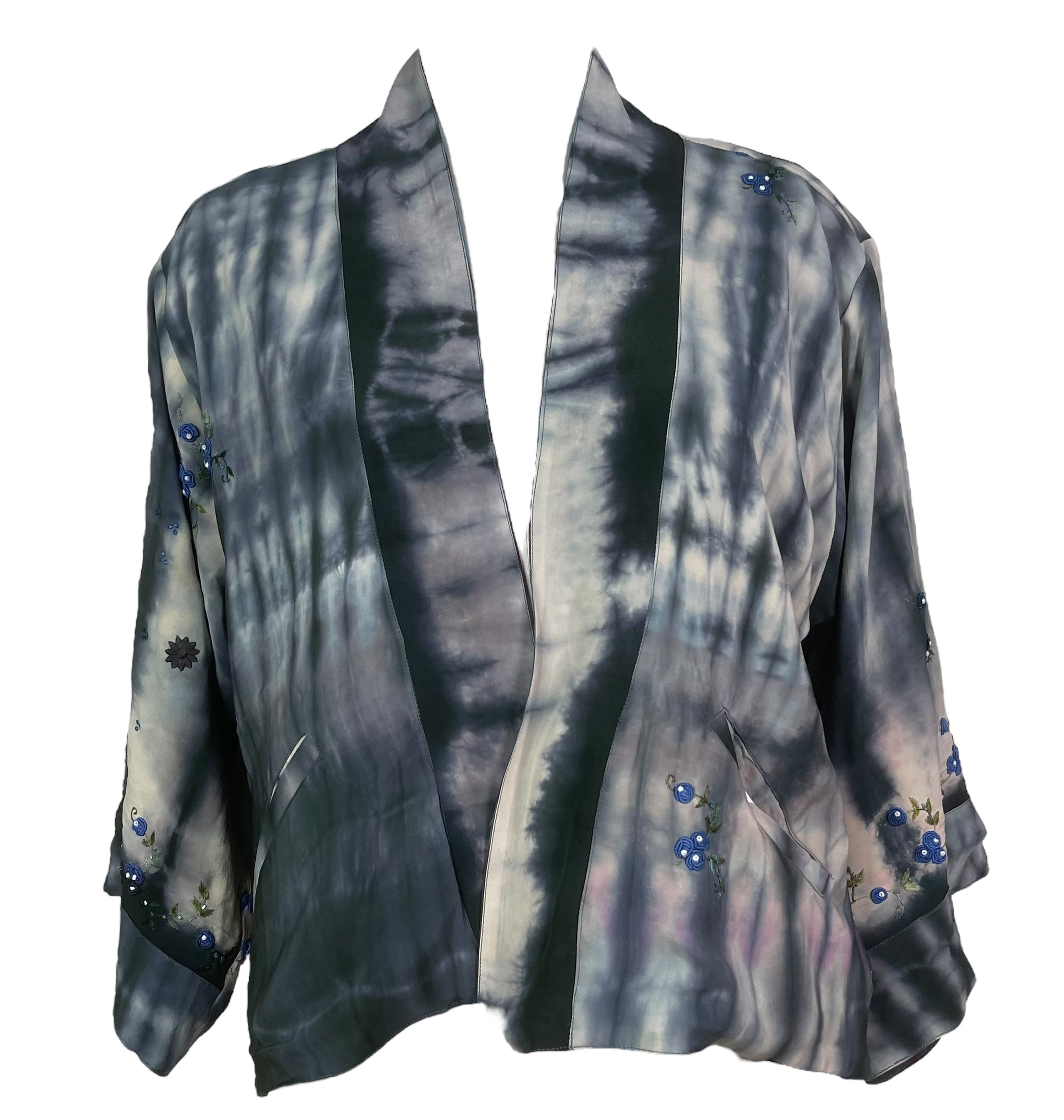 PRC7922 Avatar Reversible Pure Silk Jiva Jacket with Slits