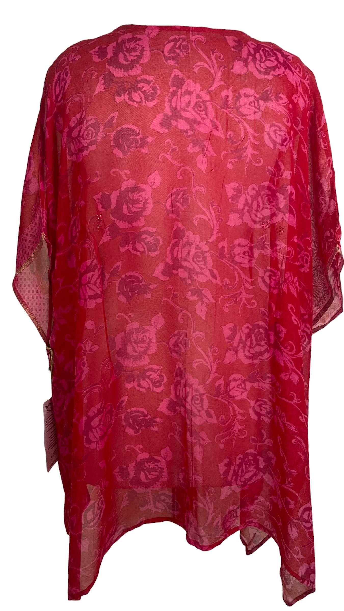 Releases Sunday at 8pm EST  PRG8867 Sheer Wabi Sabi Pure Silk Short Kaftan Tunic With Slits