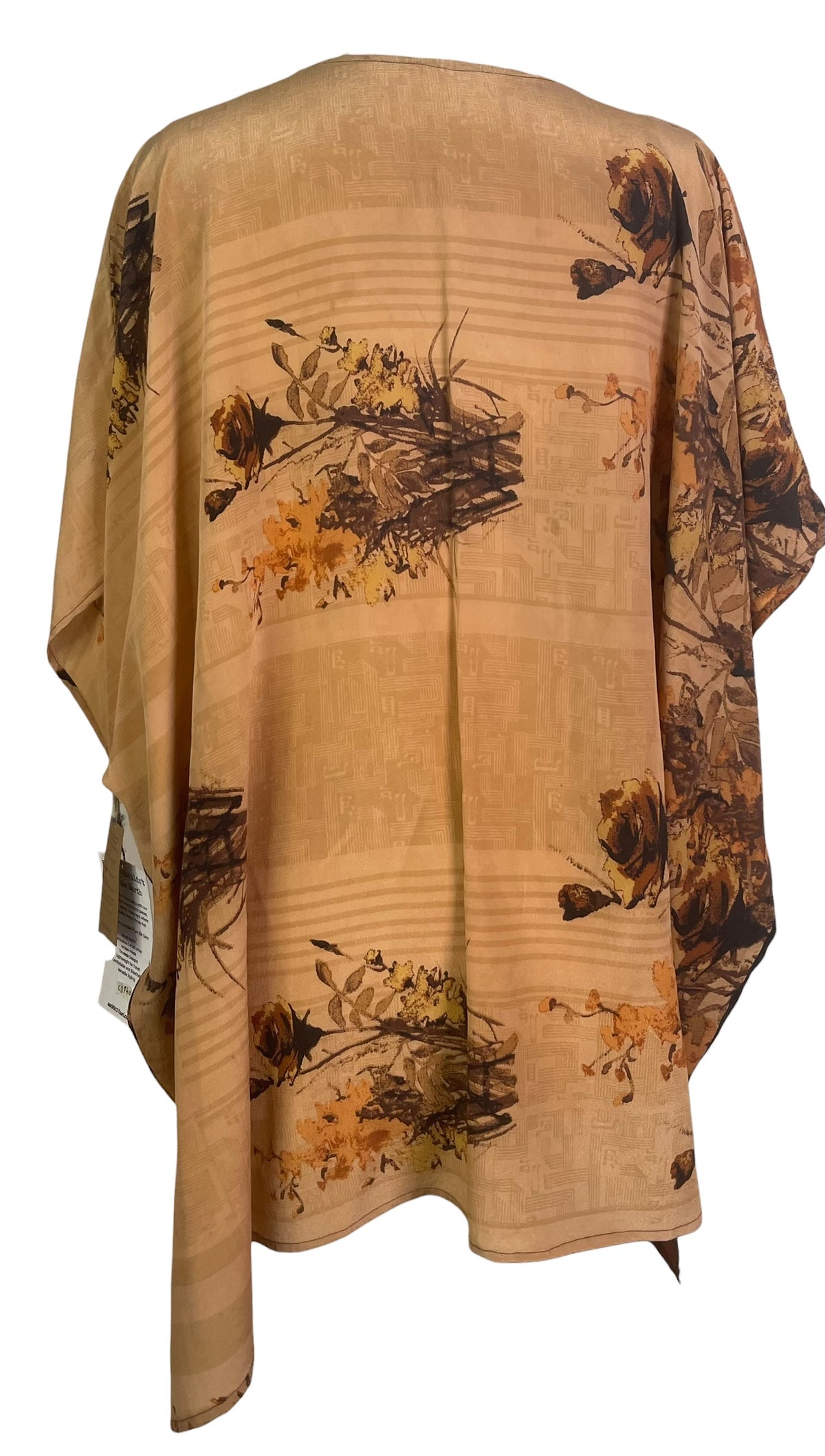 Releases Sunday at 8pm EST  PRC8740 Wabi Sabi Pure Silk Short Kaftan Tunic With Slits