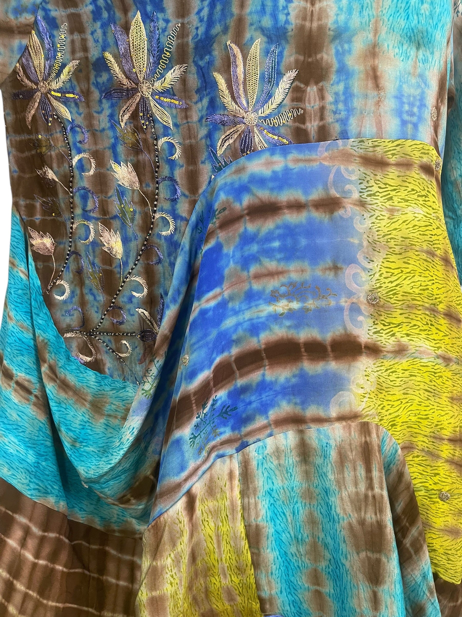 Releases Sunday at 8pm EST PRC9146 Avatar Pure Silk Sculptural Long Tunic Dress