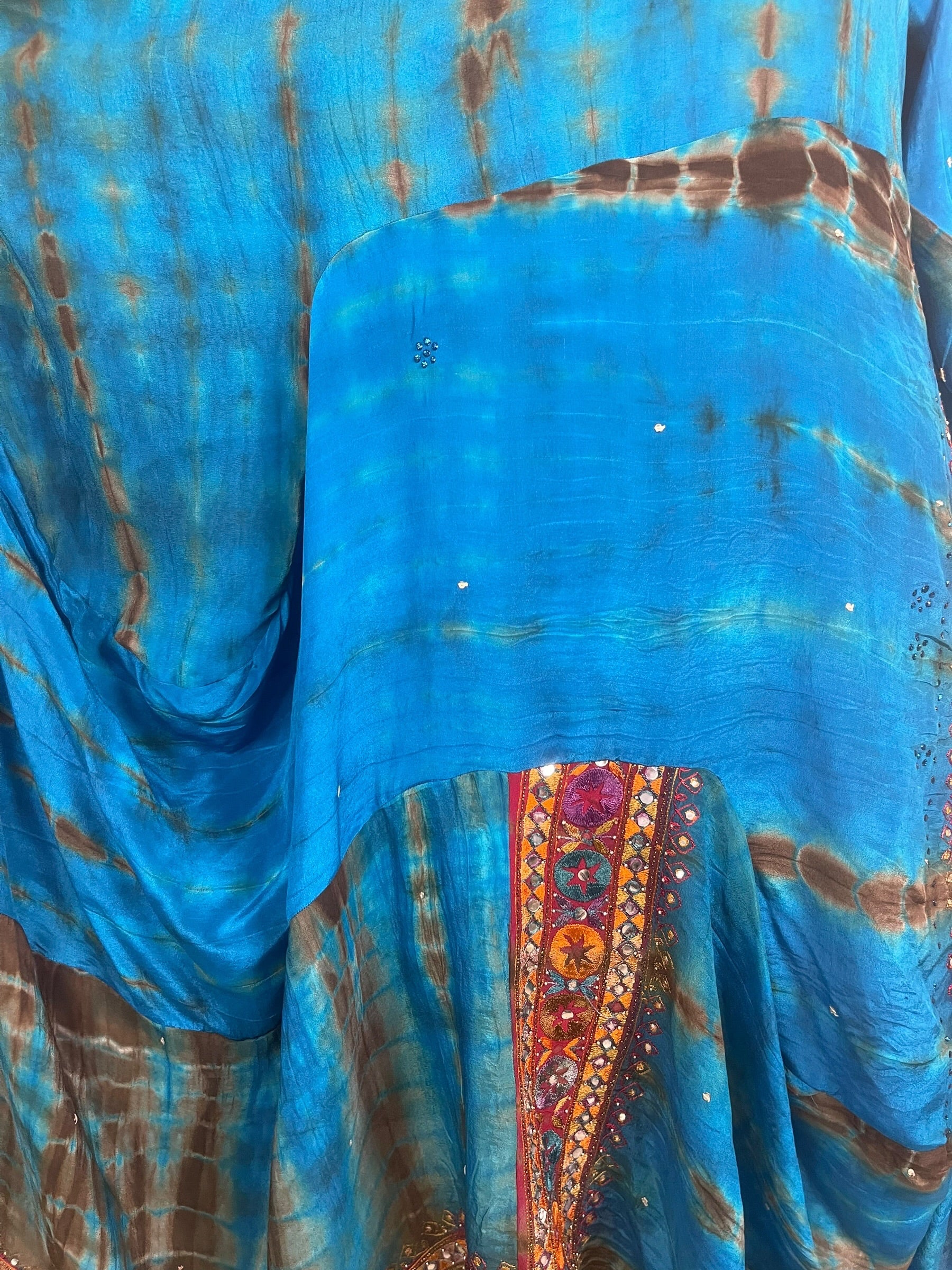 Releases Sunday at 8pm EST PRC9144 Avatar Pure Silk Sculptural Long Tunic Dress