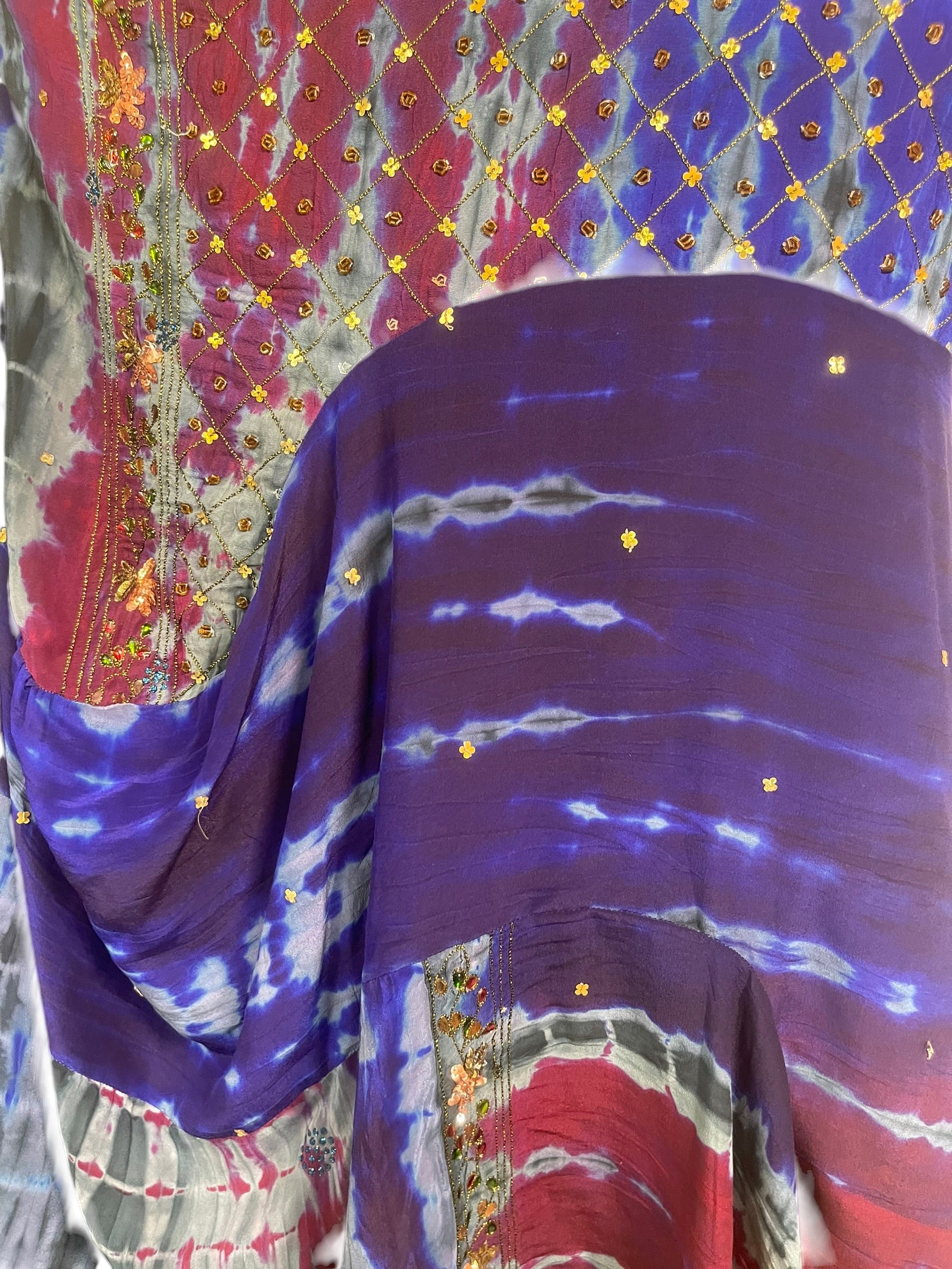 Releases Sunday at 8pm EST PRC9145 Avatar Pure Silk Sculptural Long Tunic Dress