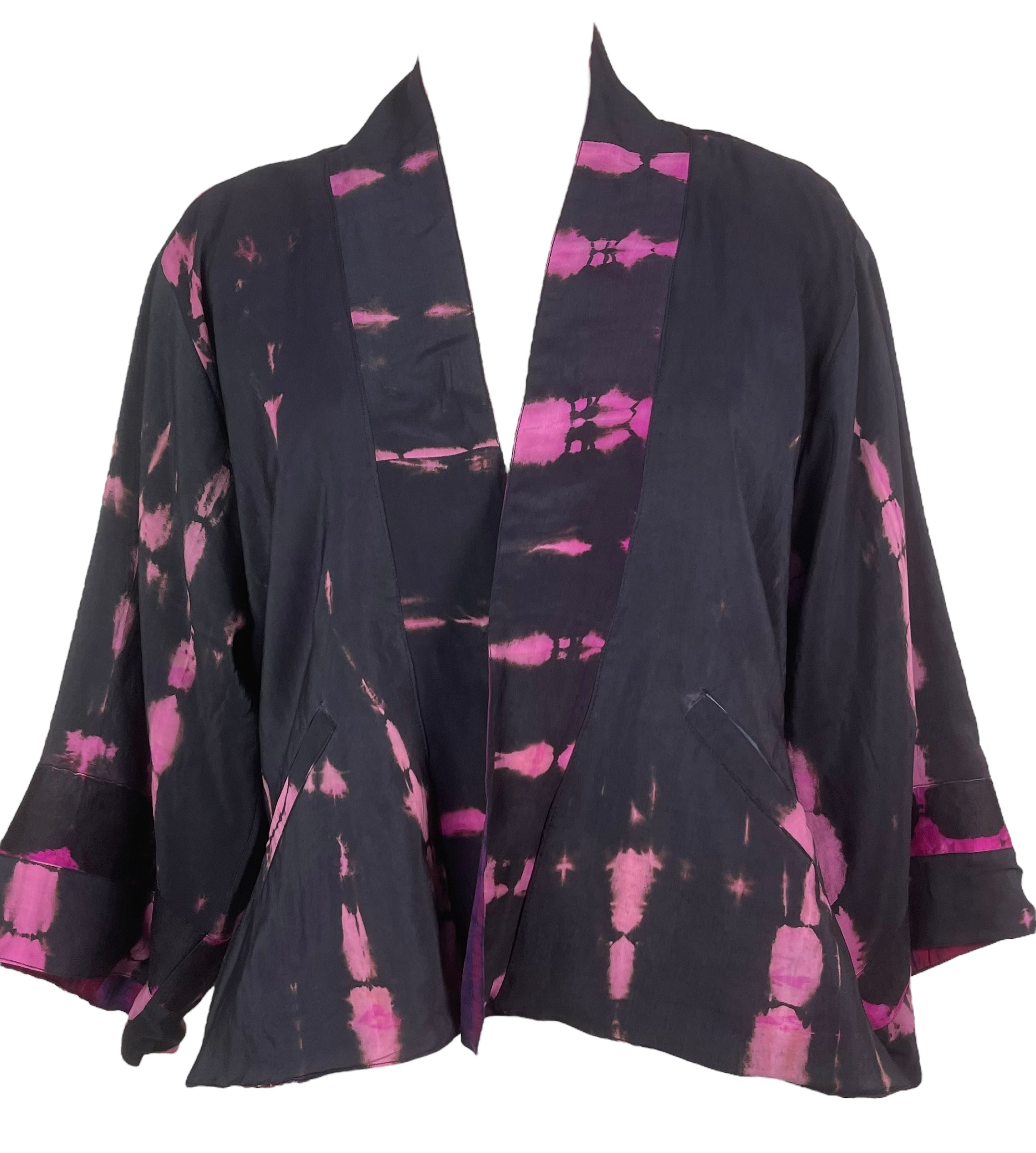 PRC8379 Avatar Reversible Pure Silk Jiva Jacket with Slits