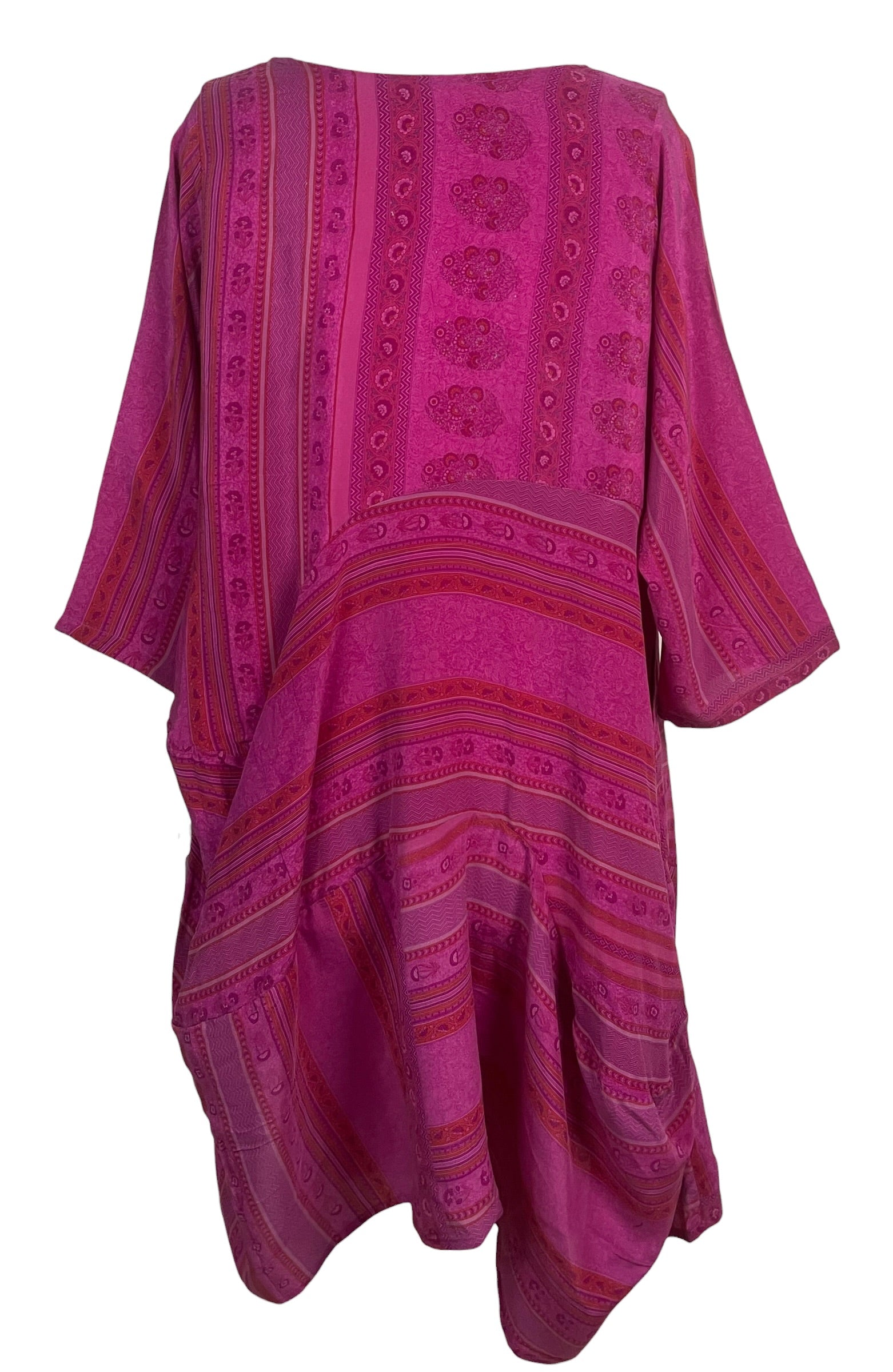 Releases Sunday at 8pm EST  PRC9153 Avatar Pure Silk Sculptural Long Tunic Dress