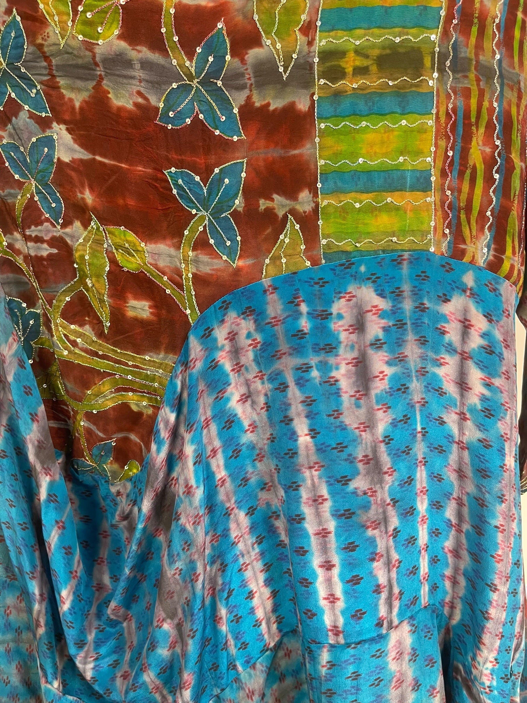 Releases Sunday at 8pm EST PRC9141 Avatar Pure Silk Sculptural Long Tunic Dress