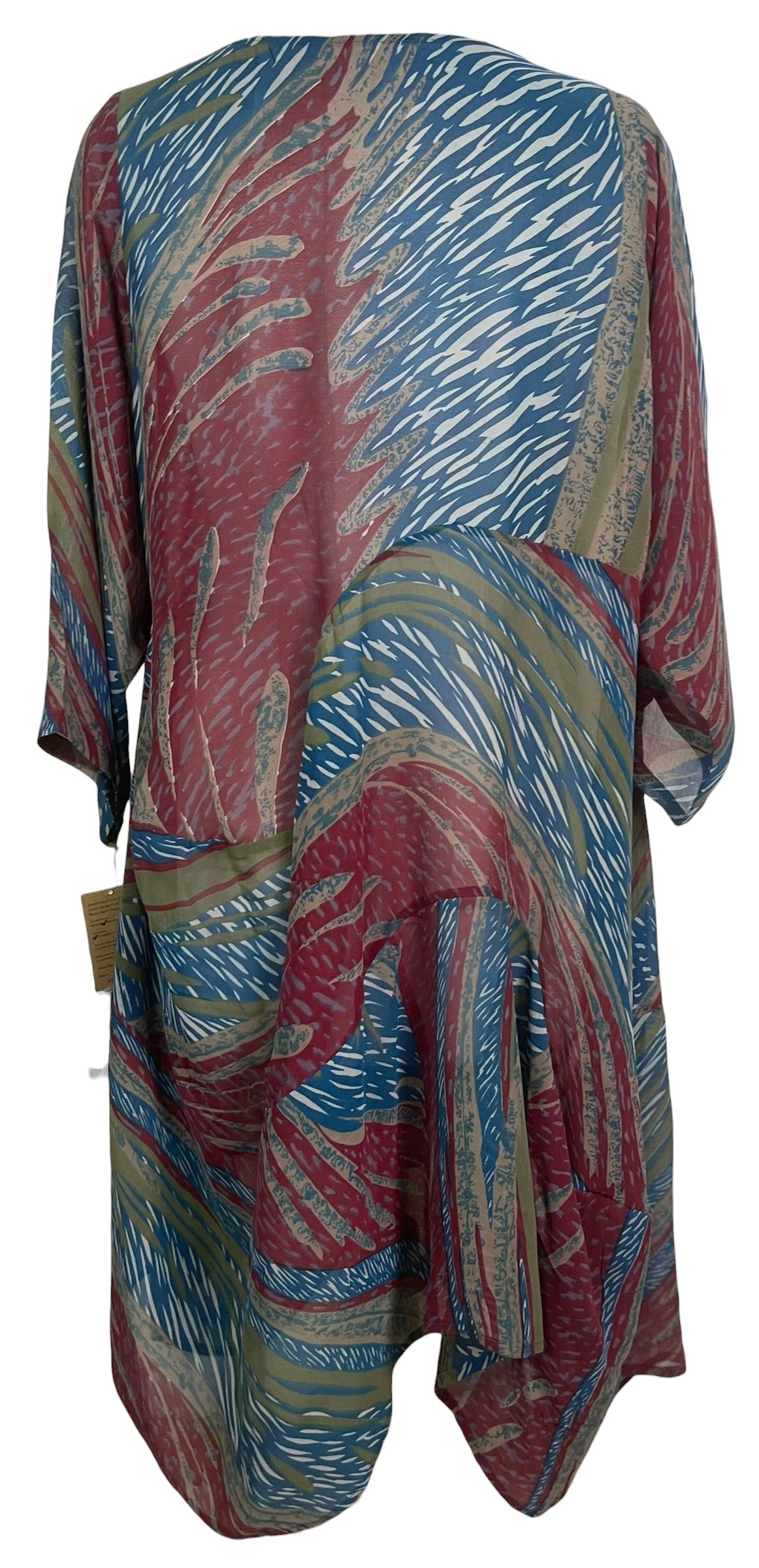 Releases Sunday at 8pm EST  PRG9157 Sheer Wabi Sabi Sculptural Pure Silk Long Tunic Dress