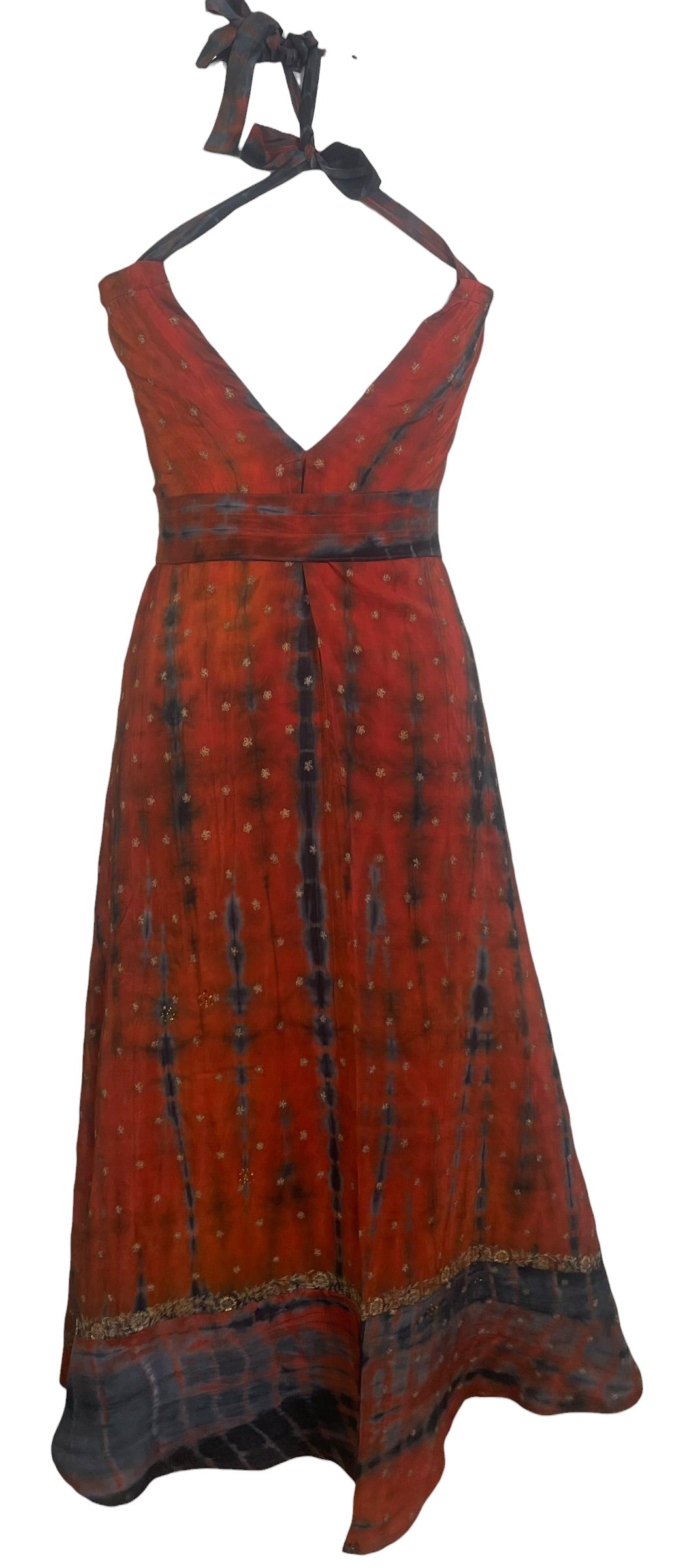 PRC9089  Avatar Pure Silk Maxi Dress with Belt