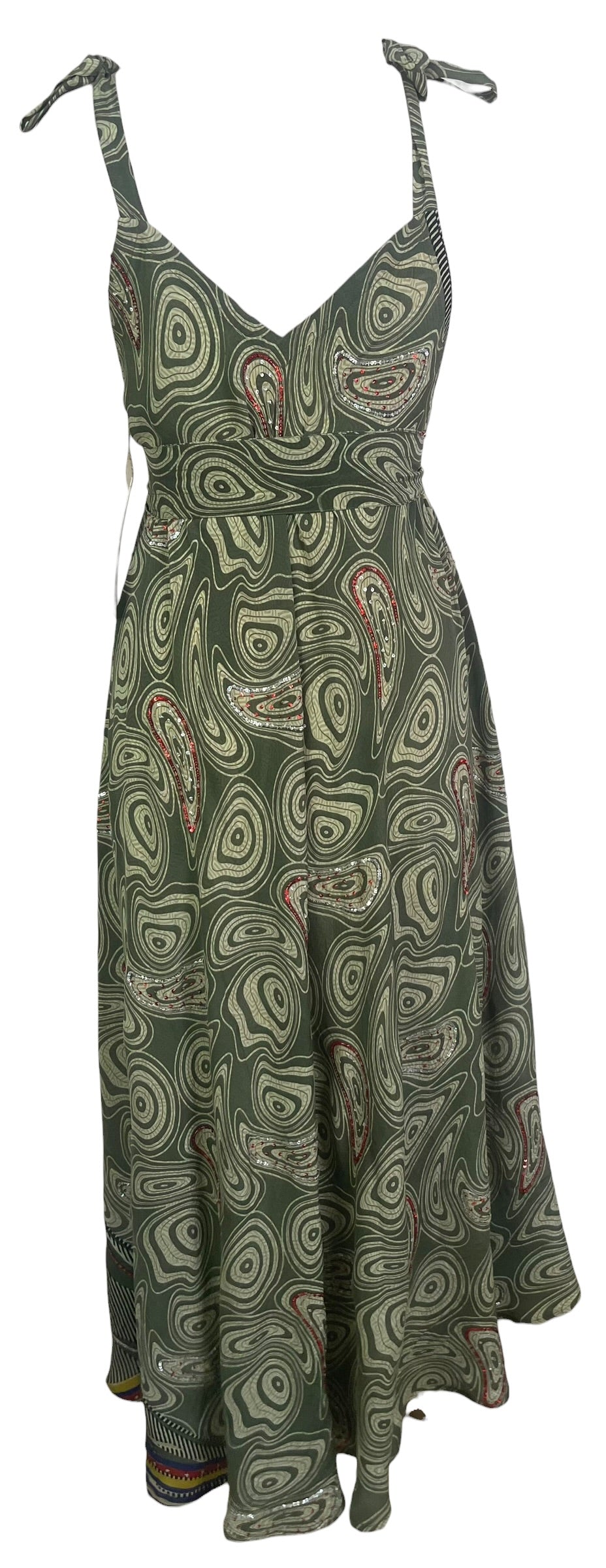 Releases Sunday at 8pm EST  PRC9081 Avatar Pure Silk Maxi Dress with Belt