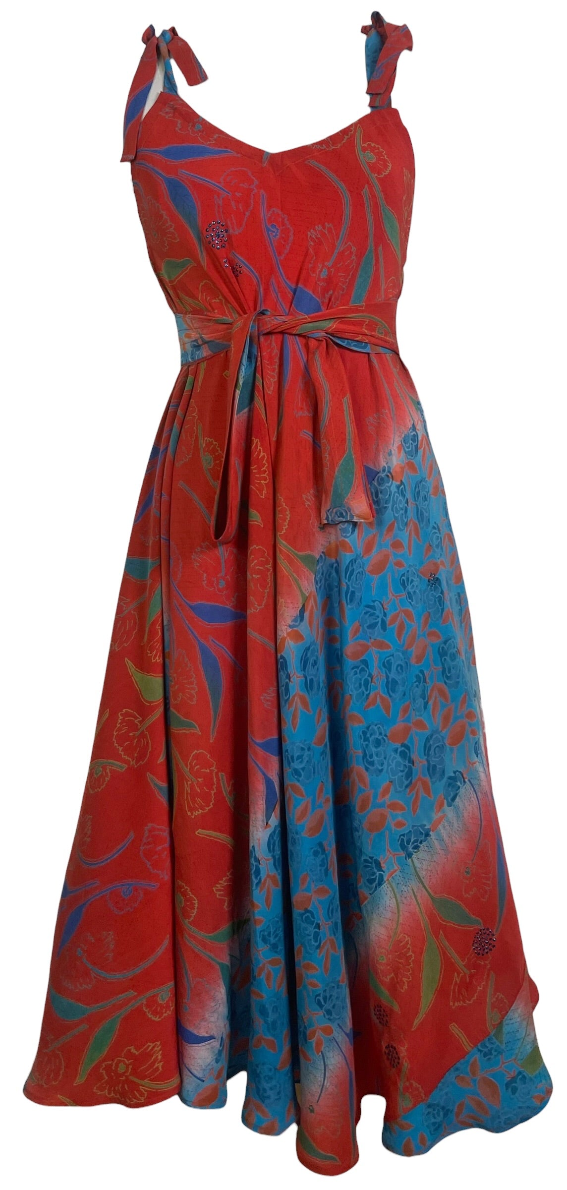 Releases Sunday at 8pm EST PRC9084 Wabi Sabi Pure Silk Maxi Dress with Belt