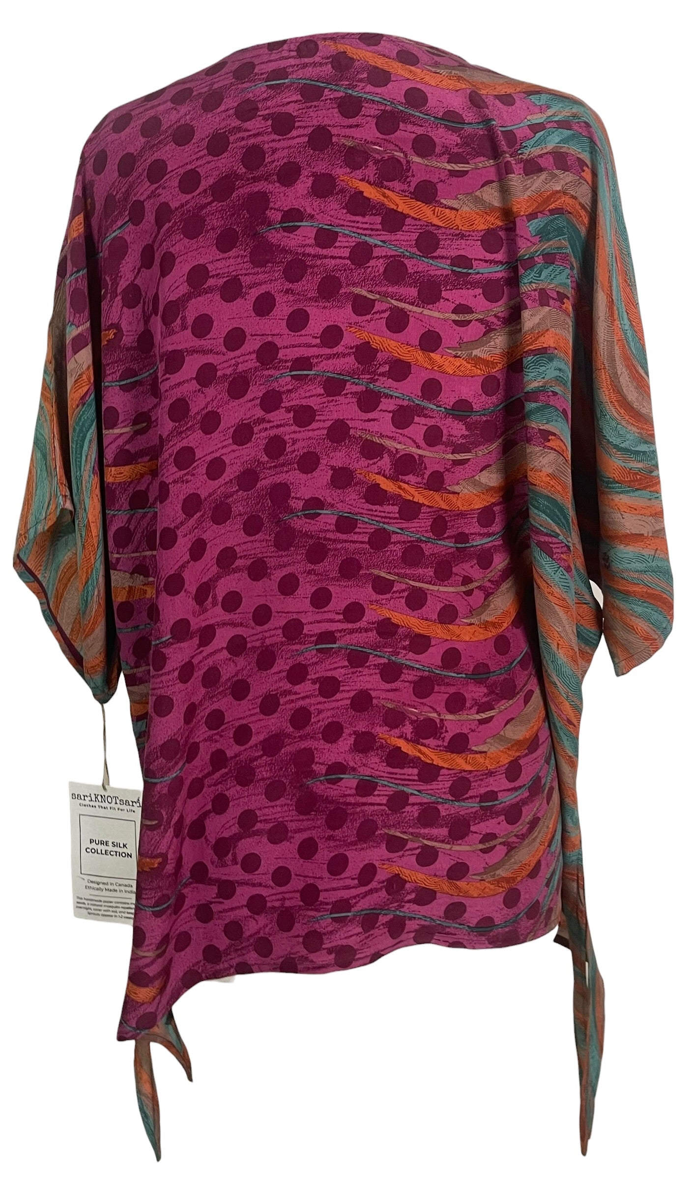 Releases Sunday at 8pm EST PRC8897 Avatar Pure Silk Long Tunic with Side Ties