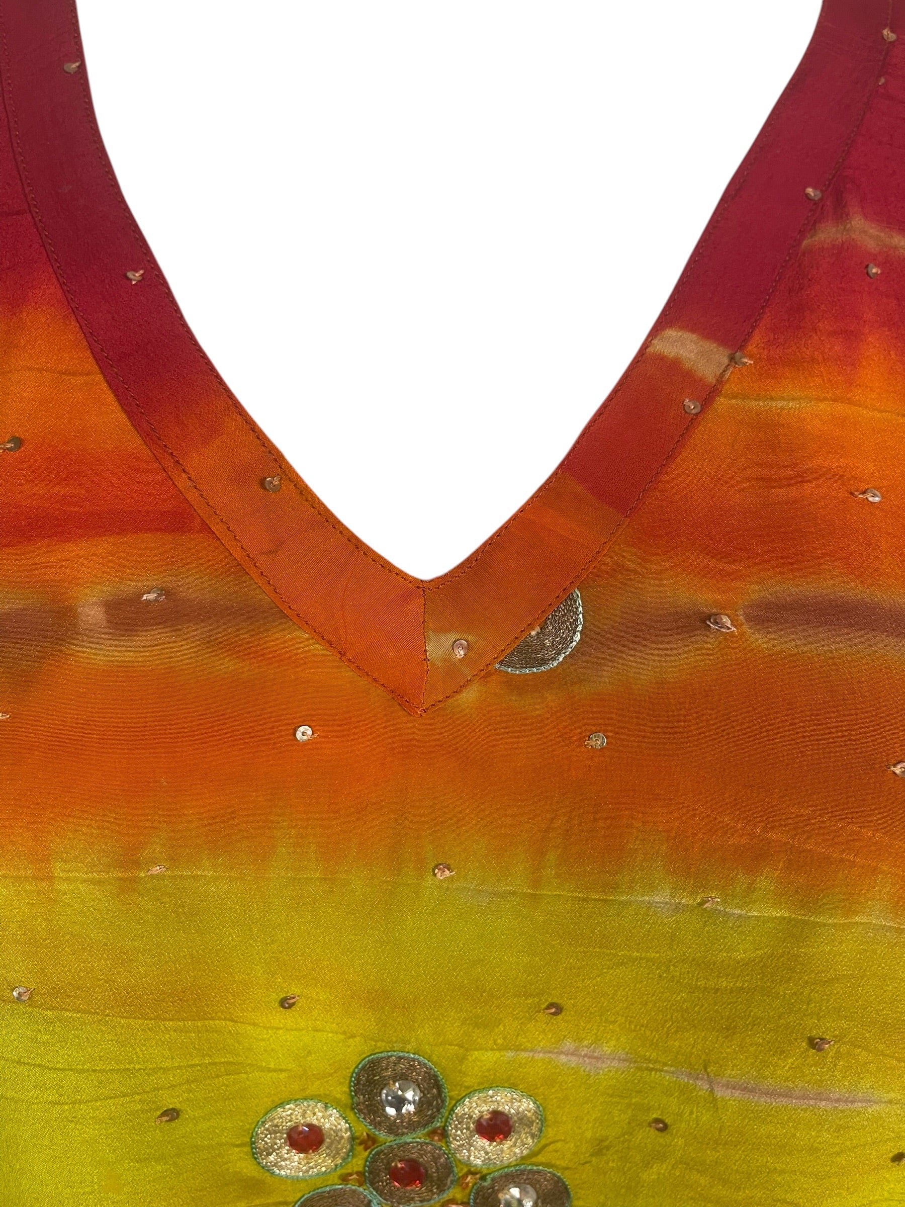 Releases Sunday at 8pm EST PRC9143 Wabi Sabi Pure Silk Long Tunic with Side Ties