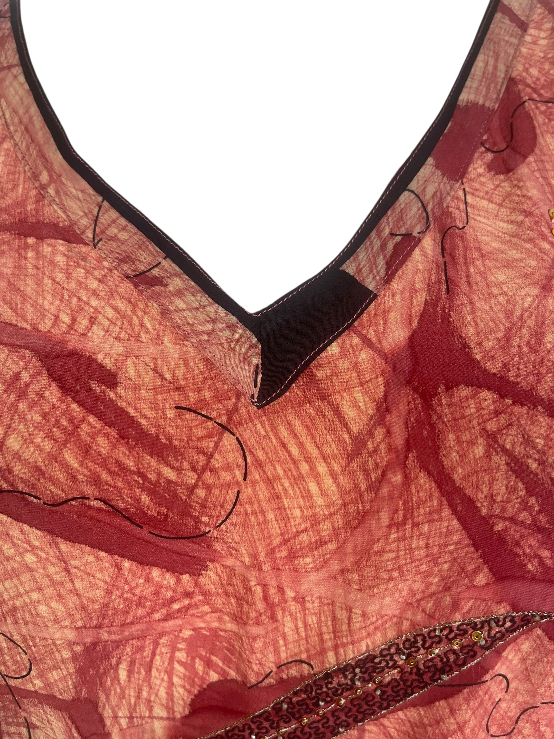 PREVIEW PRC8300 Avatar Pure Silk Midi Length Kaftan by FEBRUARY2026 – Handmade ethical Midi Length Kaftan from sariKNOTsari using upcycled silk. Designed in Canada for travel and slow fashion, loved from Toronto to LA to Sydney.