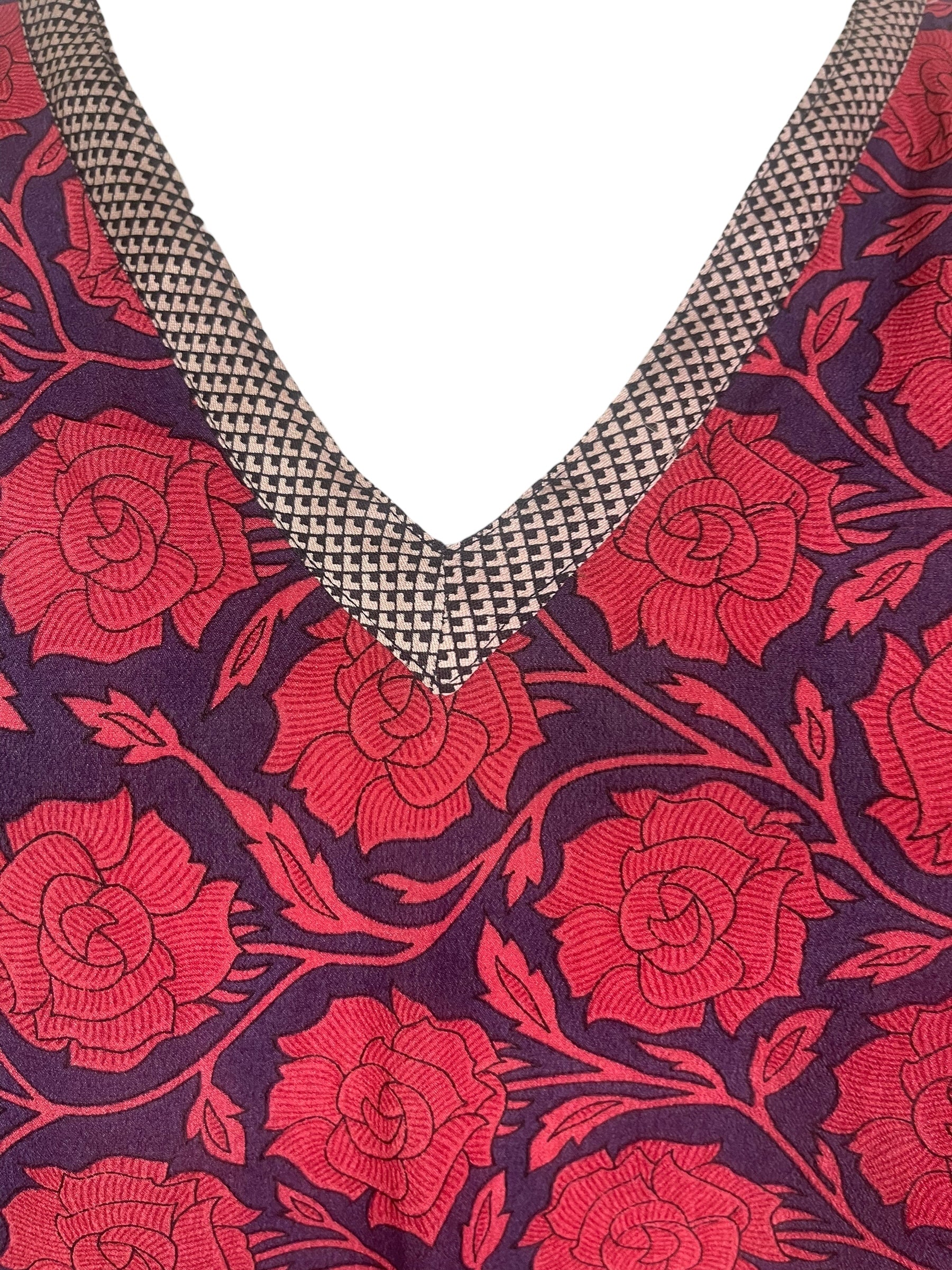 PRC8551 Avatar Pure Silk Midi Length Kaftan