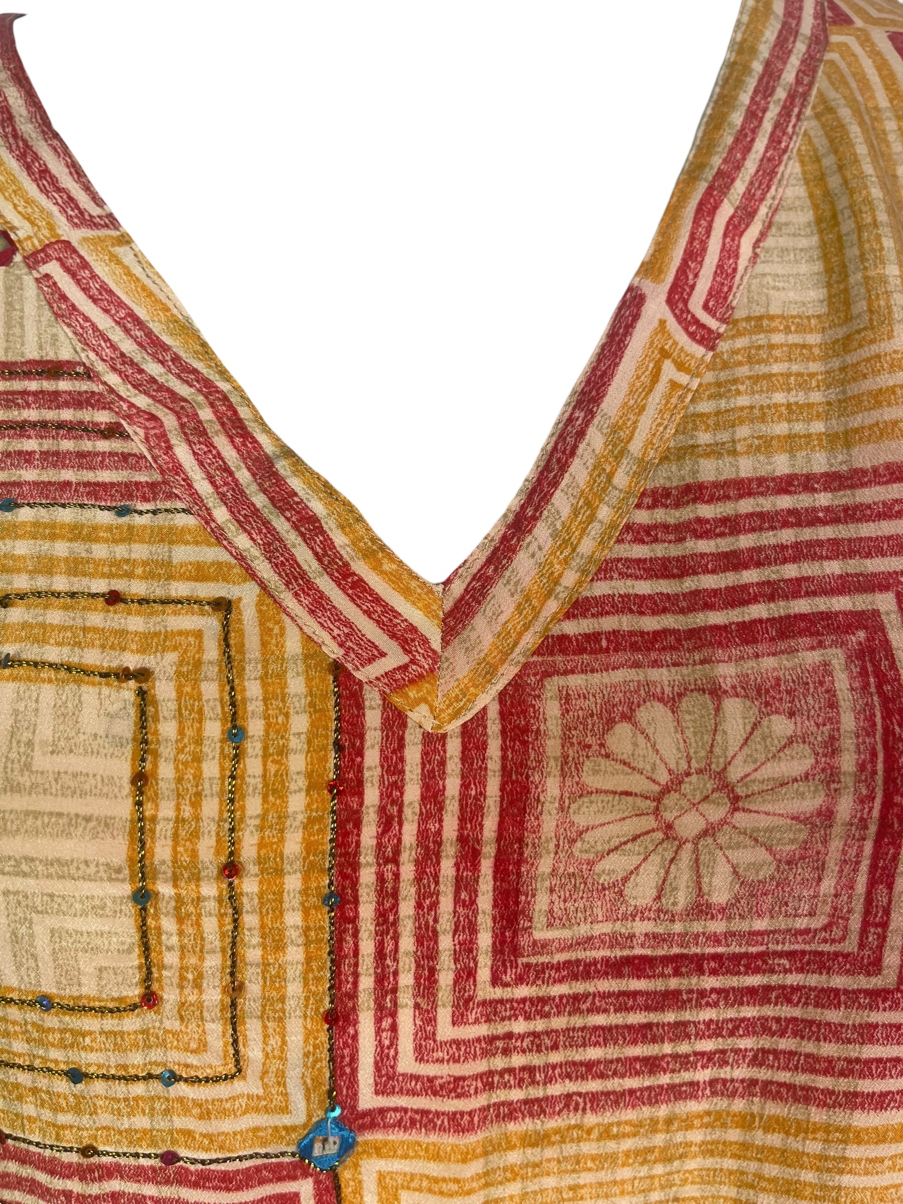 PREVIEW PRC8248  Avatar Pure Silk Midi Length Kaftan