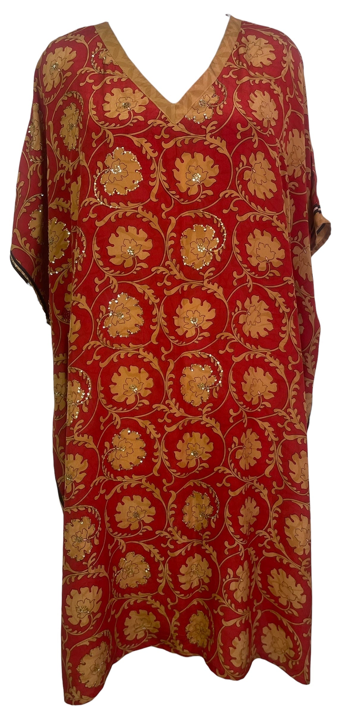 PREVIEW PRC8249  Avatar Pure Silk Midi Length Kaftan