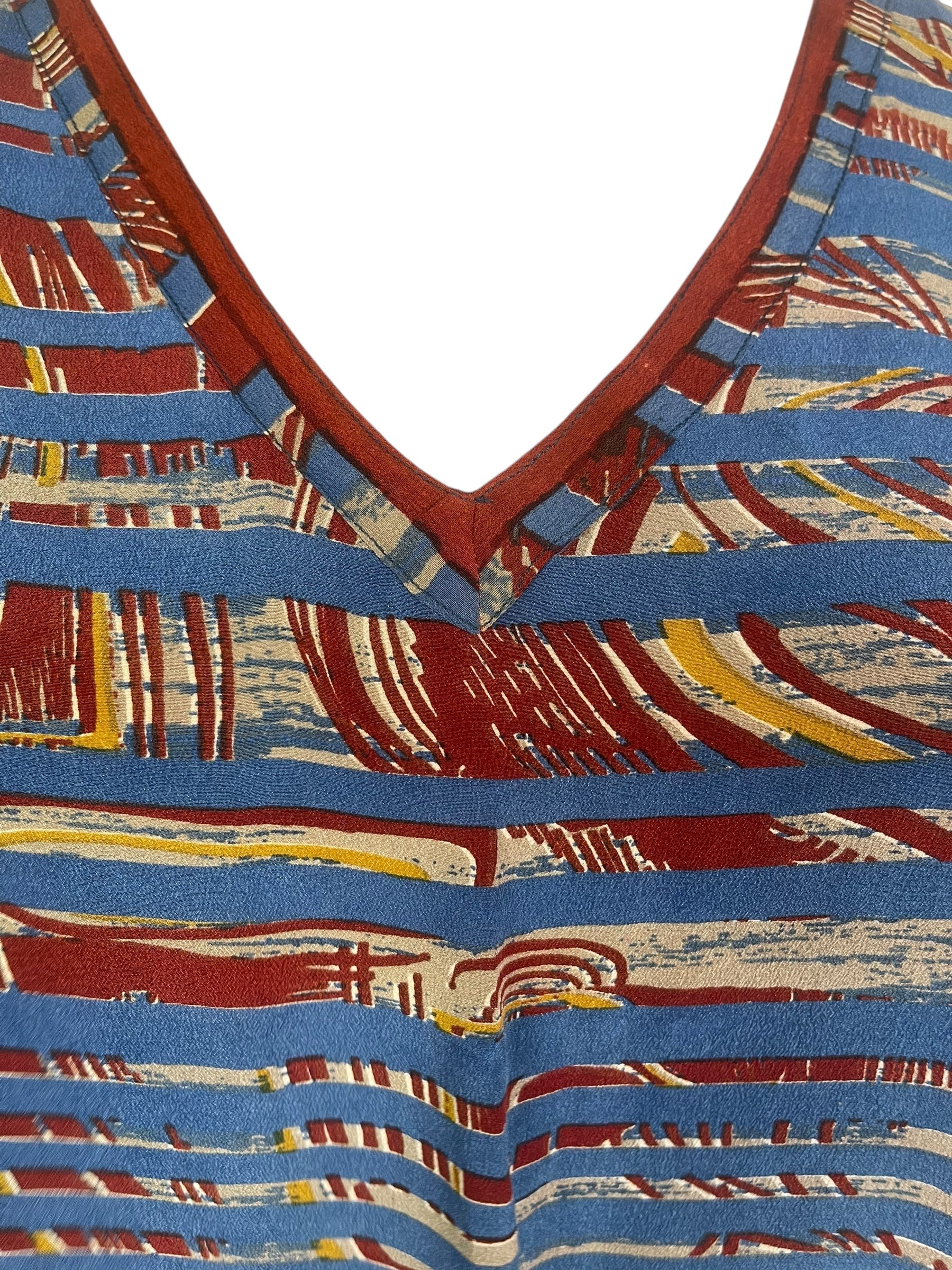 PREVIEW PRC8301  Avatar Pure Silk Midi Length Kaftan by FEBRUARY2026 – Handmade ethical Midi Length Kaftan from sariKNOTsari using upcycled silk. Designed in Canada for travel and slow fashion, loved from Toronto to LA to Sydney.