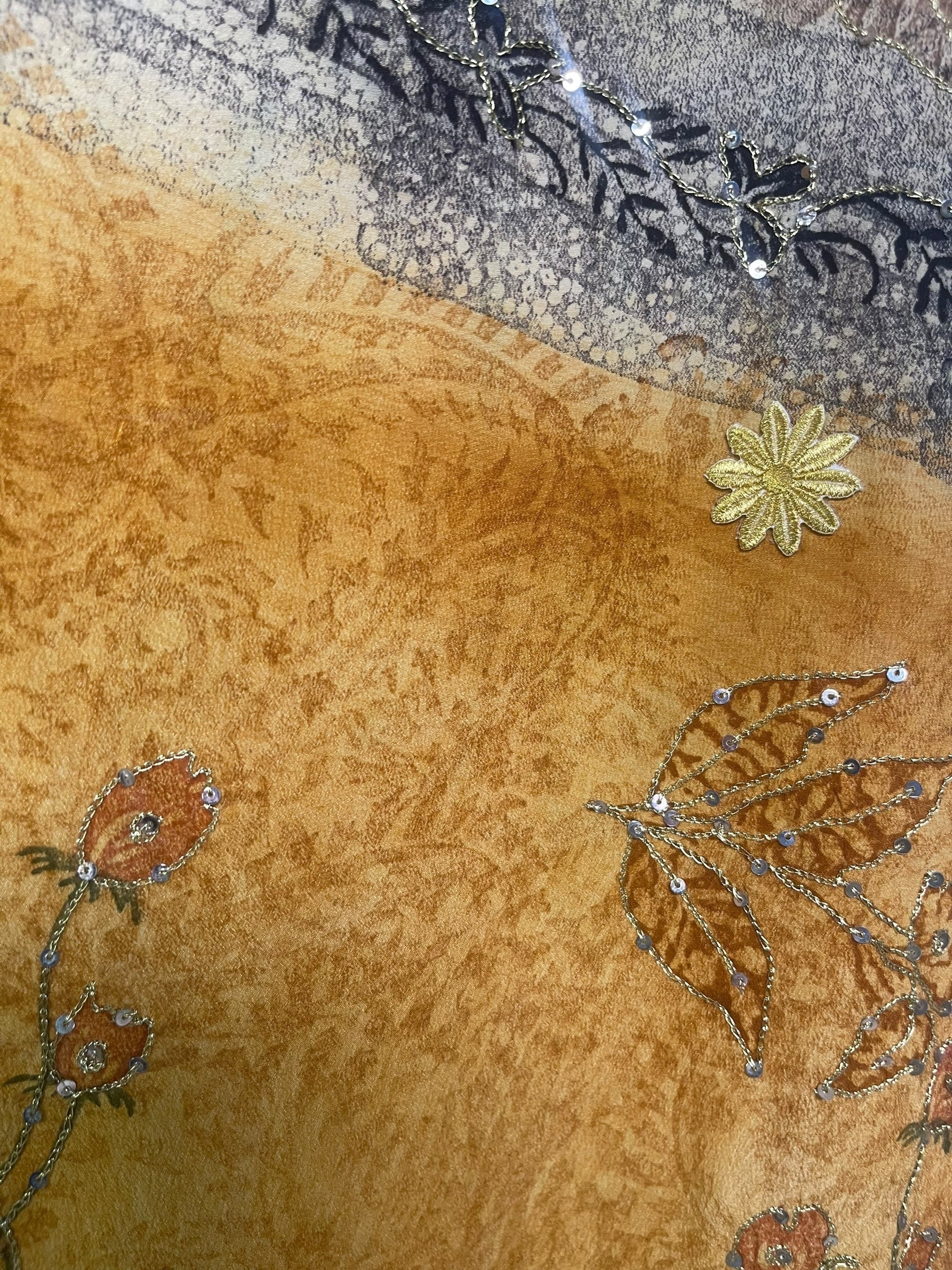 PREVIEW PRC8541  Avatar Pure Silk Midi Length Kaftan by FEBRUARY2026 – Handmade ethical Midi Length Kaftan from sariKNOTsari using upcycled silk. Designed in Canada for travel and slow fashion, loved from Toronto to LA to Sydney.