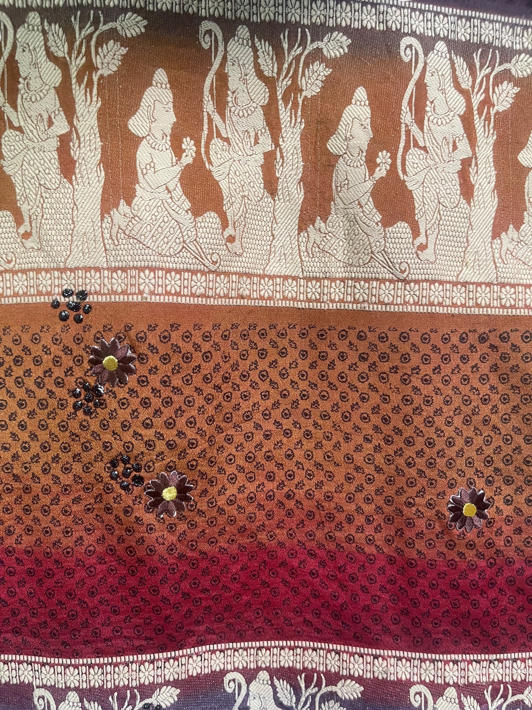 PREVIEW PRC8540  Avatar Pure Silk Midi Length Kaftan by FEBRUARY2026 – Handmade ethical Midi Length Kaftan from sariKNOTsari using upcycled silk. Designed in Canada for travel and slow fashion, loved from Toronto to LA to Sydney.