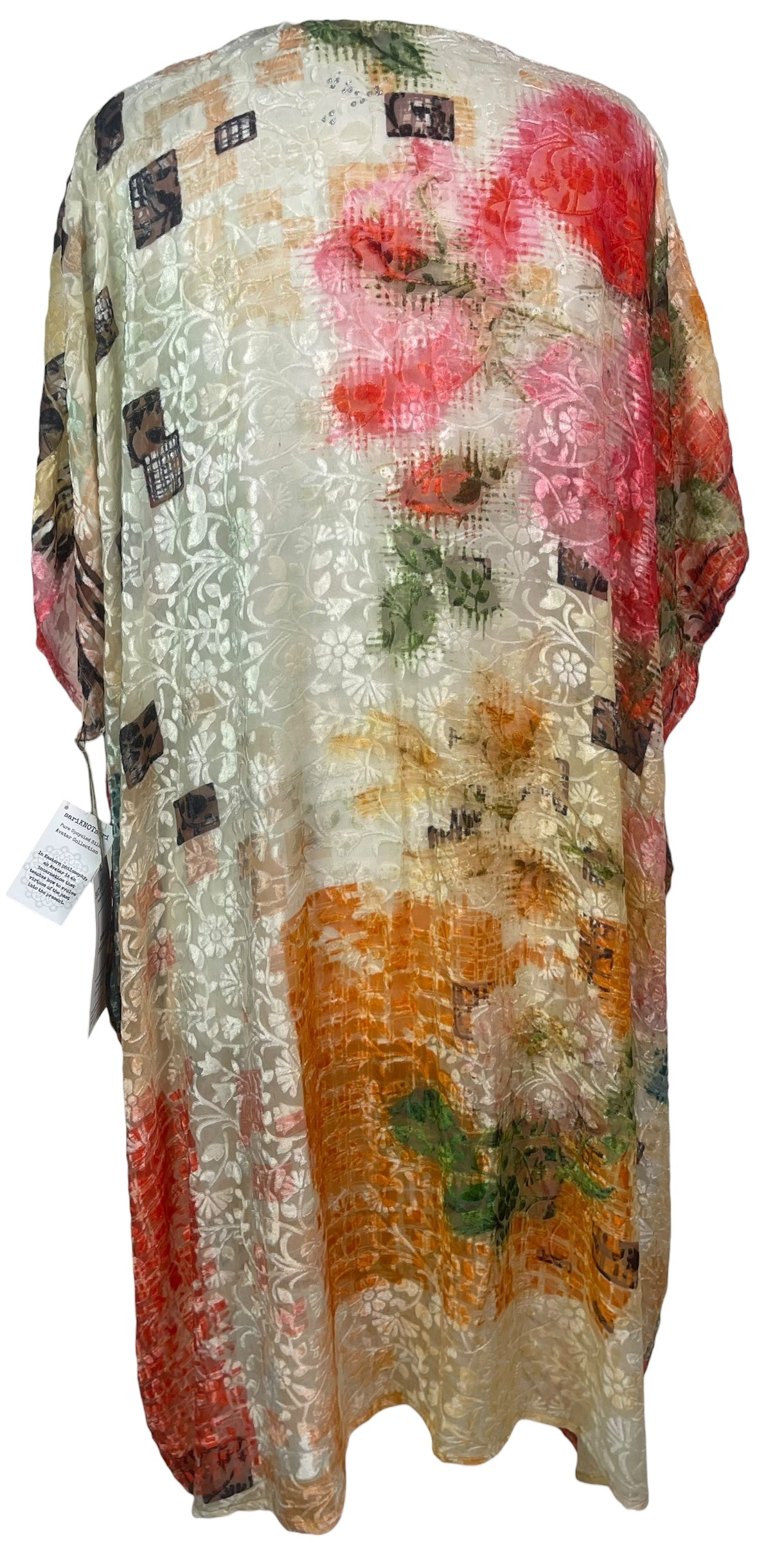 PREVIEW PRG8539 Sheer Avatar Pure Silk Midi Length Kaftan