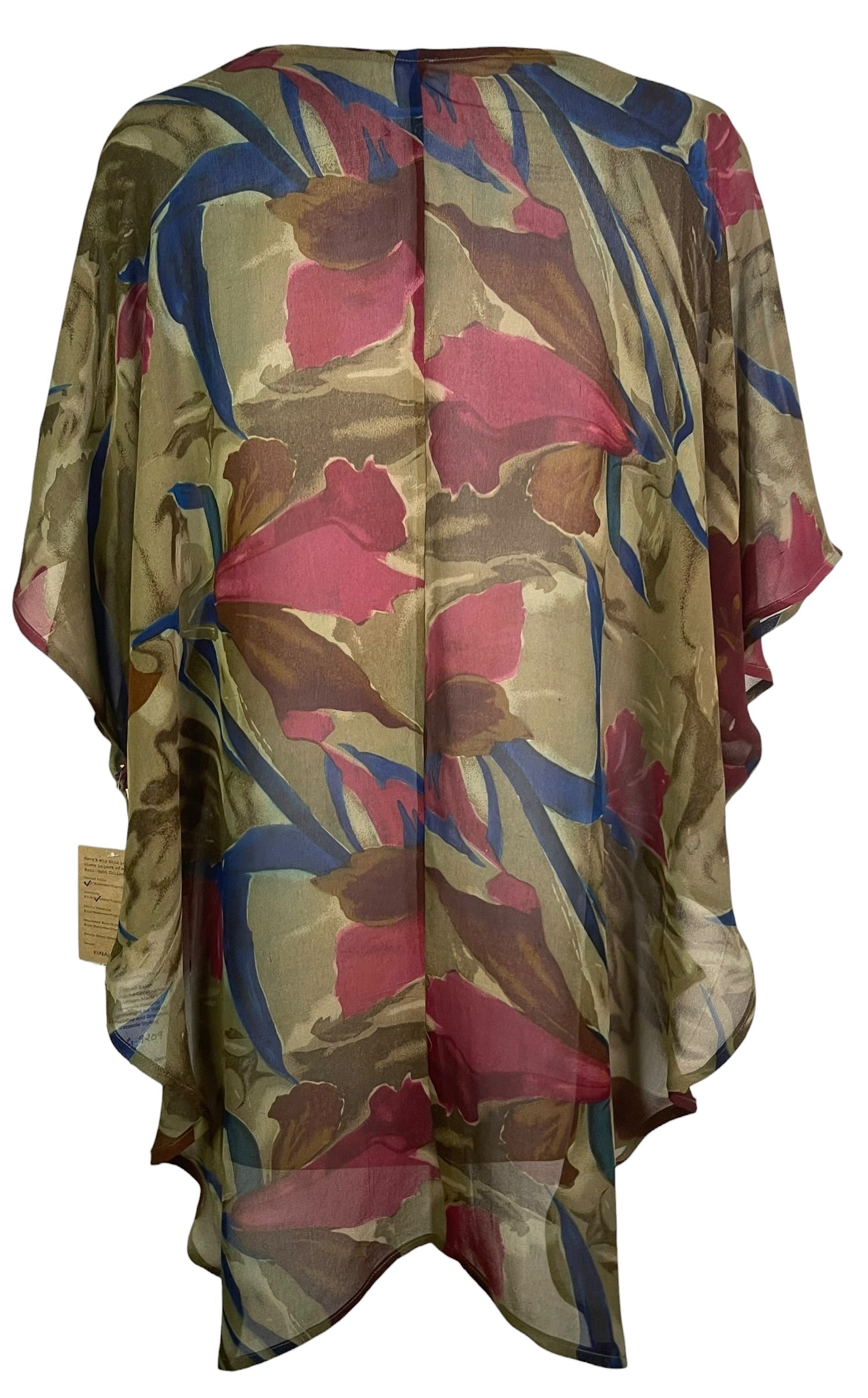 PRG9209 Sheer Wabi Sabi Pure Silk Waterfall Top