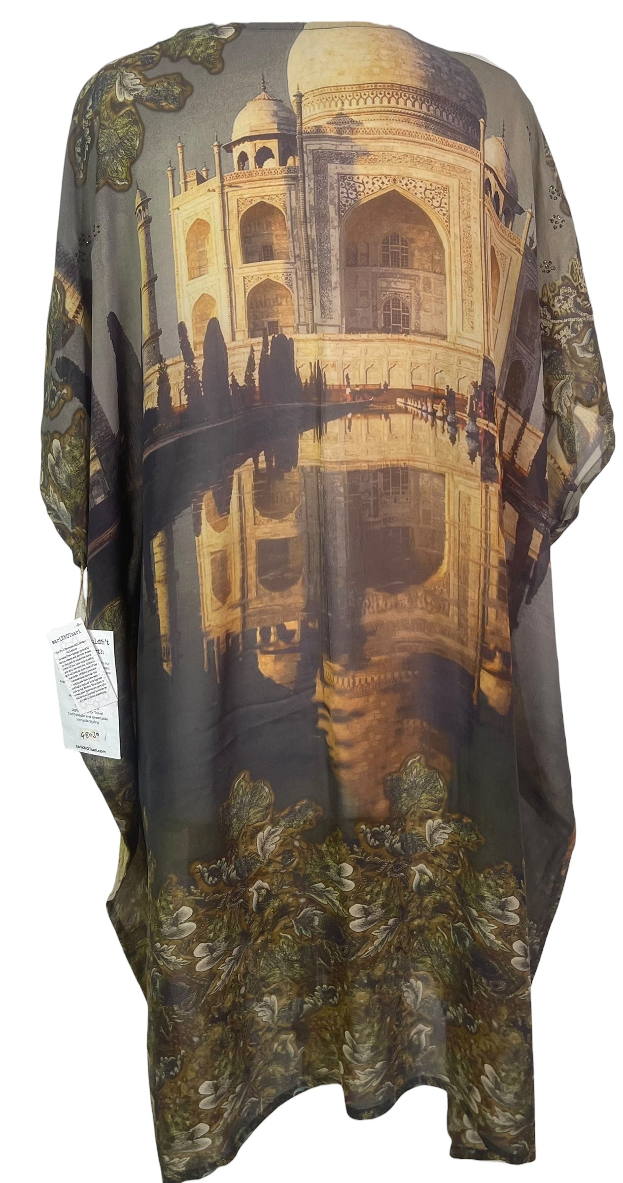 PREVIEW PRG8030 Sheer Avatar Pure Silk Midi Length Kaftan