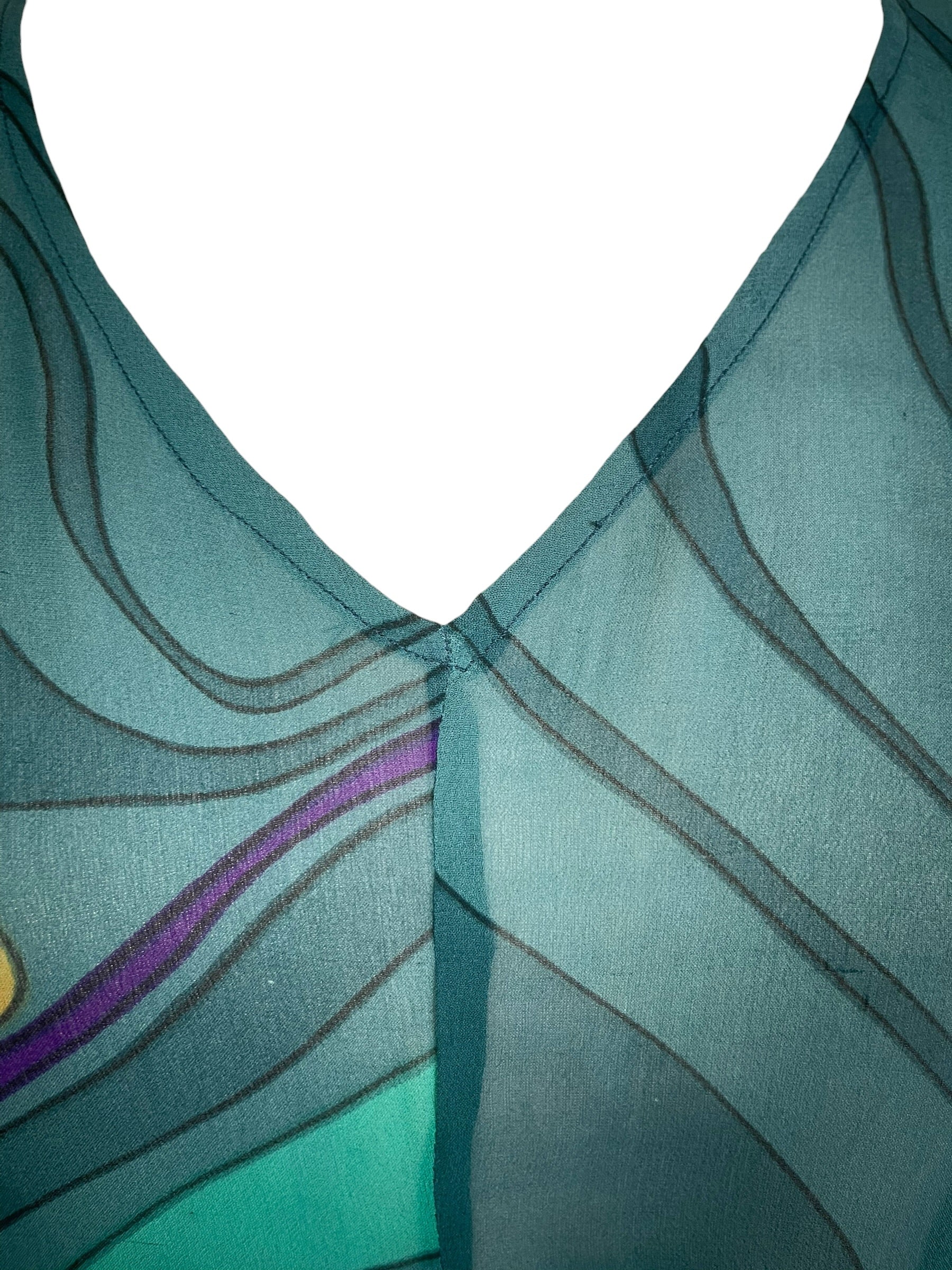 Releases Sunday at 8pm EST PRG9204 Sheer Wabi Sabi Pure Silk Waterfall Top