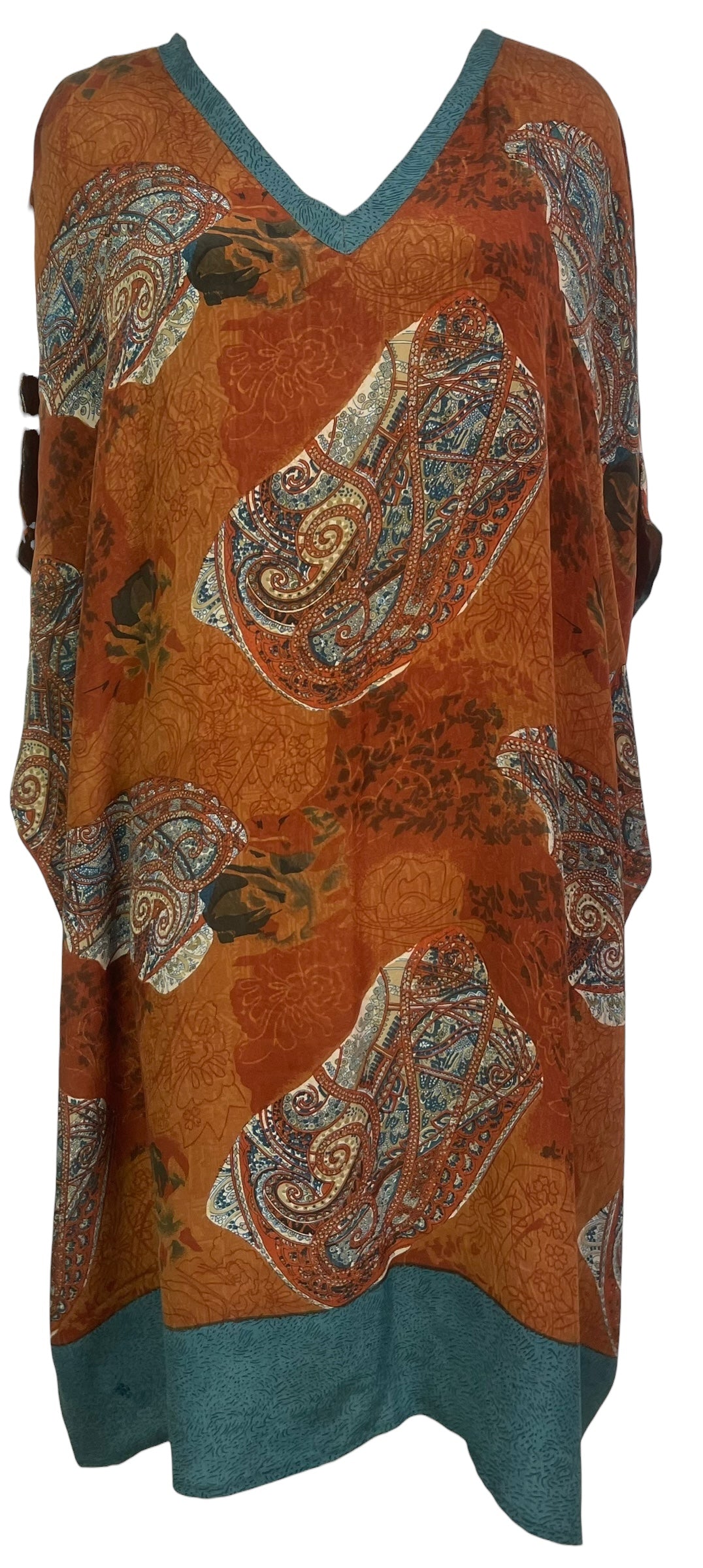 PREVIEW PRC8547  Avatar Pure Silk Midi Length Kaftan