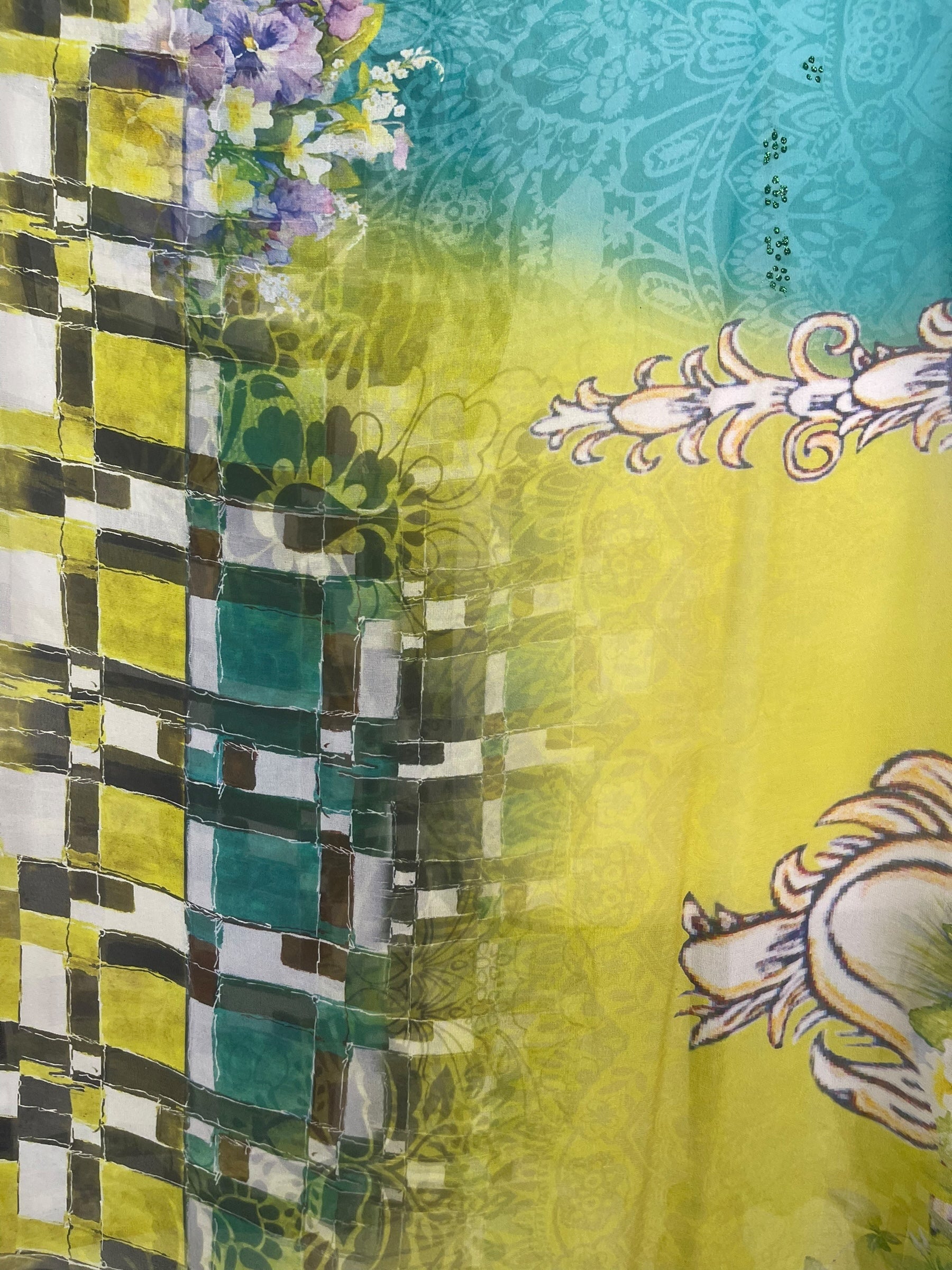 PREVIEW PRG8574 Sheer  Avatar Pure Silk Midi Length Kaftan