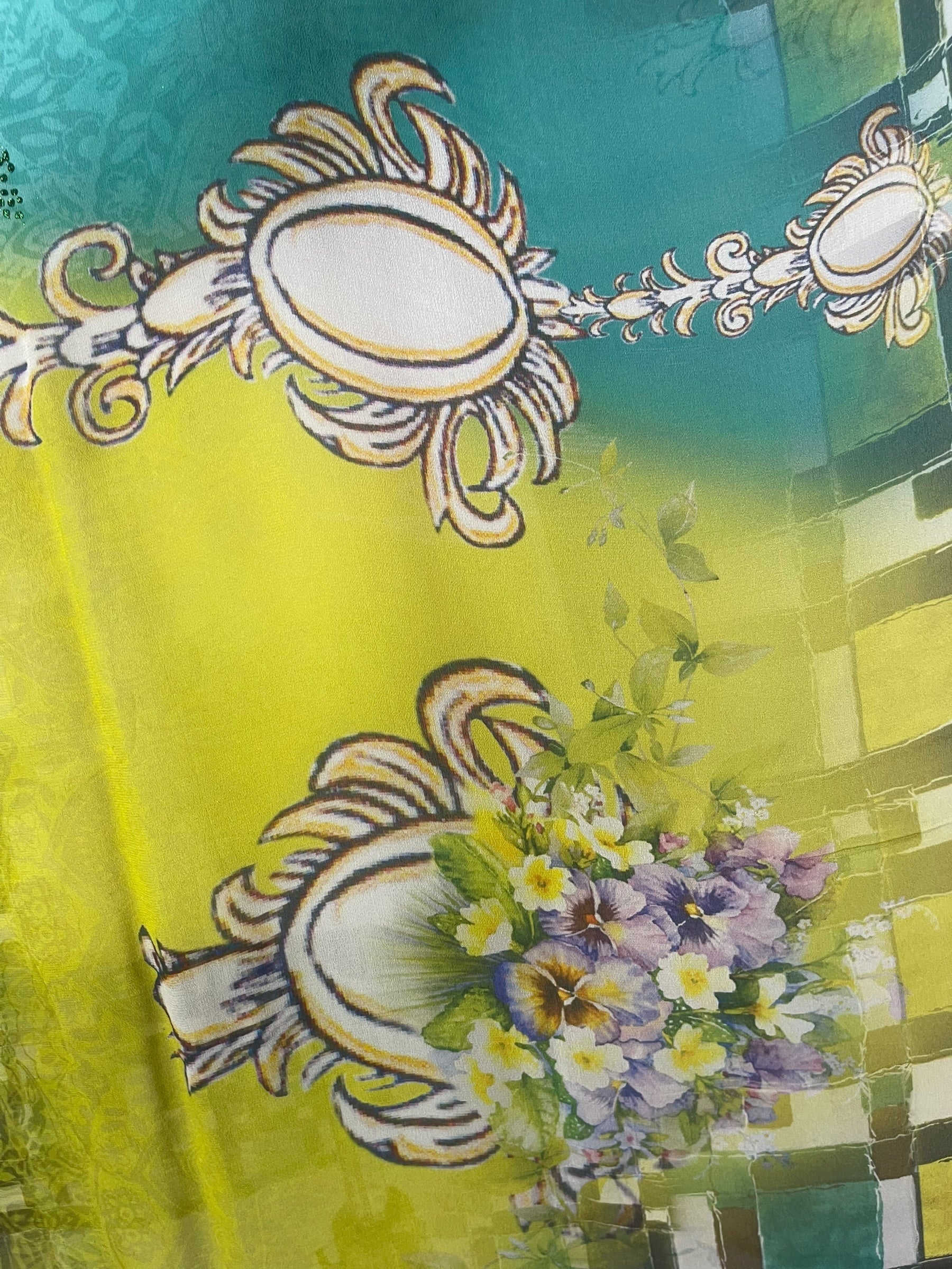 PREVIEW PRG8574 Sheer  Avatar Pure Silk Midi Length Kaftan