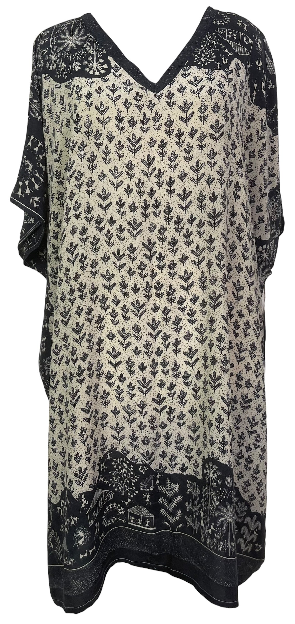 PREVIEW PRC8552 Avatar Pure Silk Midi Length Kaftan