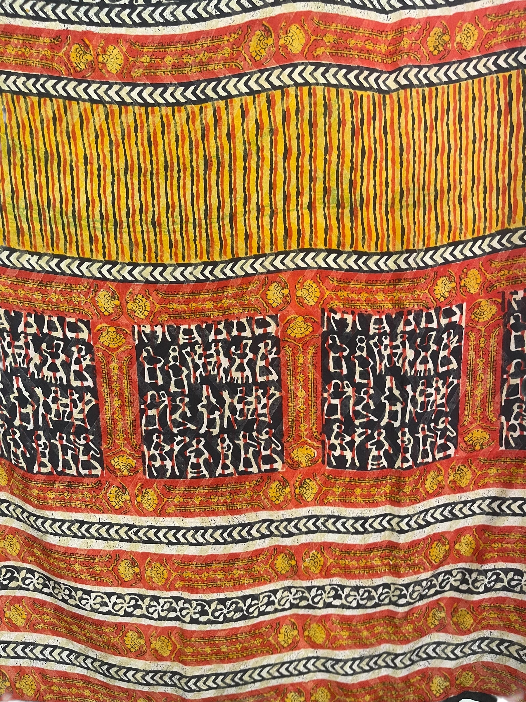 PREVIEW PRC8549  Avatar Pure Silk Midi Length Kaftan by FEBRUARY2026 – Handmade ethical Midi Length Kaftan from sariKNOTsari using upcycled silk. Designed in Canada for travel and slow fashion, loved from Toronto to LA to Sydney.