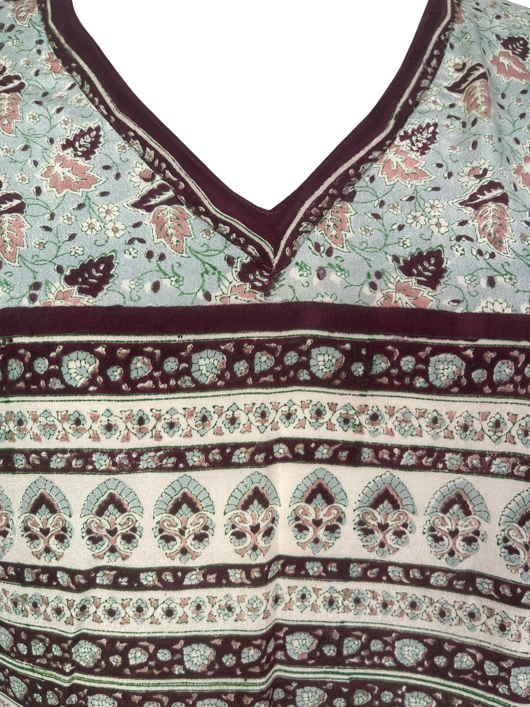 PREVIEW PRC8542  Avatar Pure Silk Midi Length Kaftan