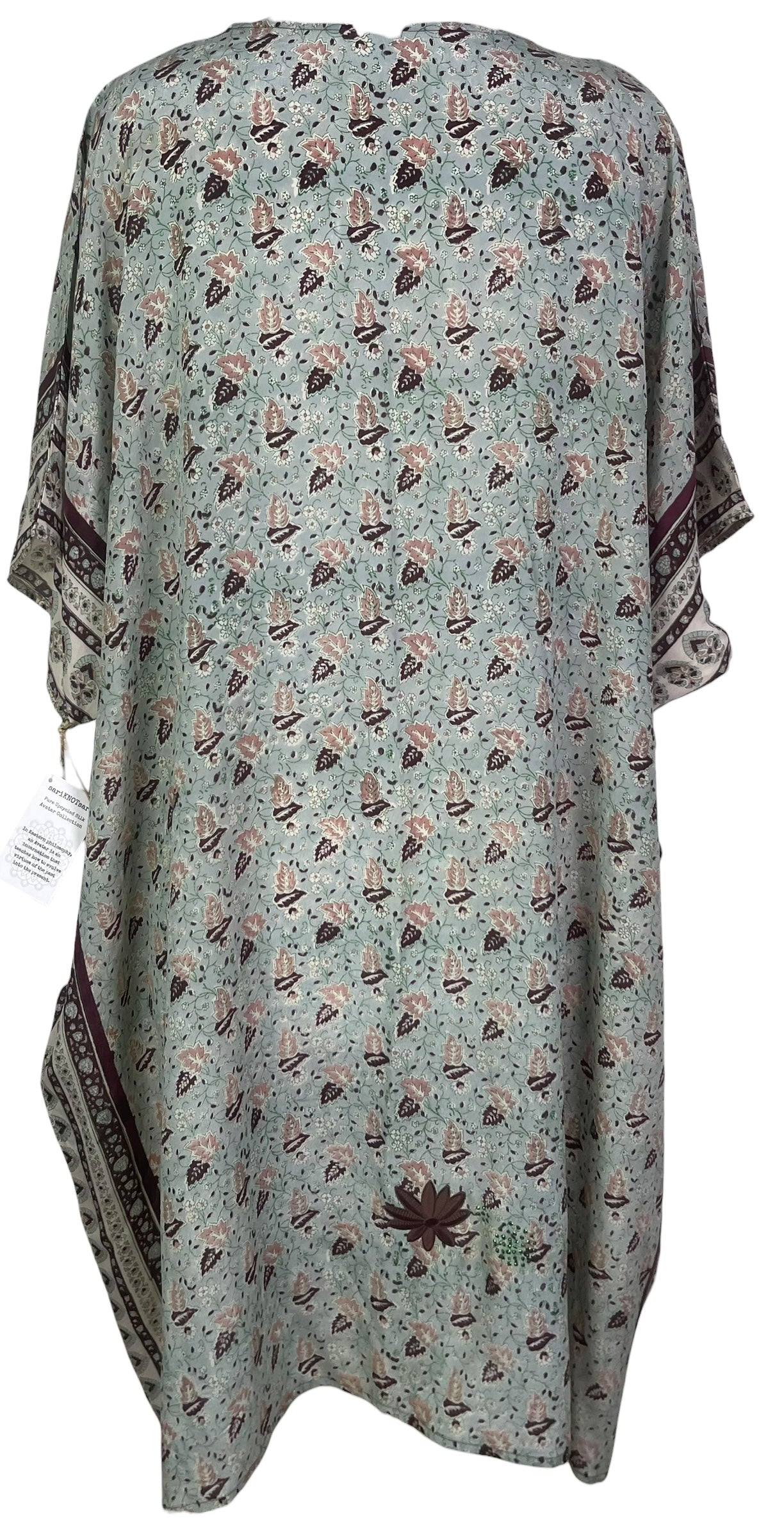 PREVIEW PRC8542  Avatar Pure Silk Midi Length Kaftan