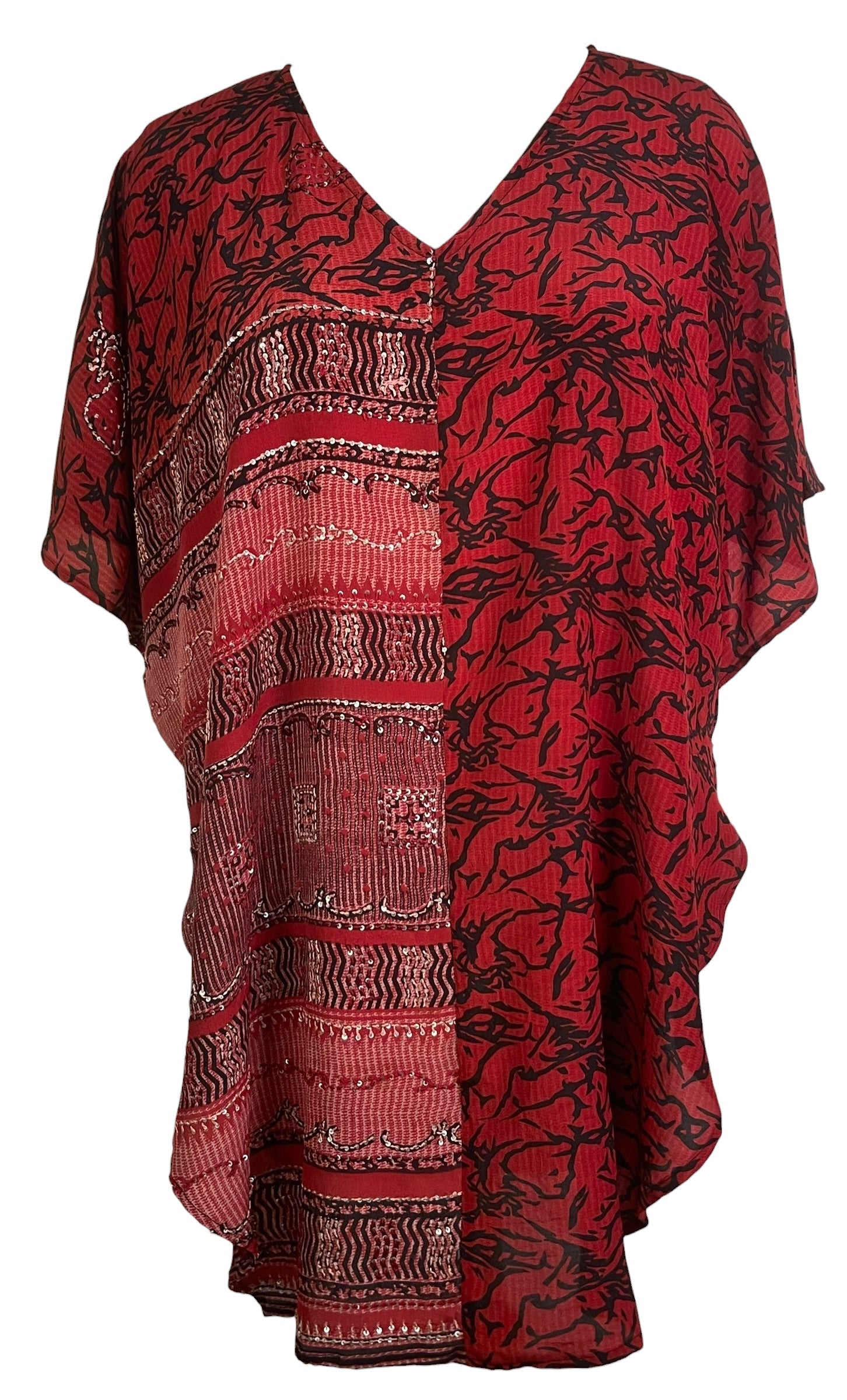 PRC9192 Wabi Sabi Pure Silk Waterfall Top